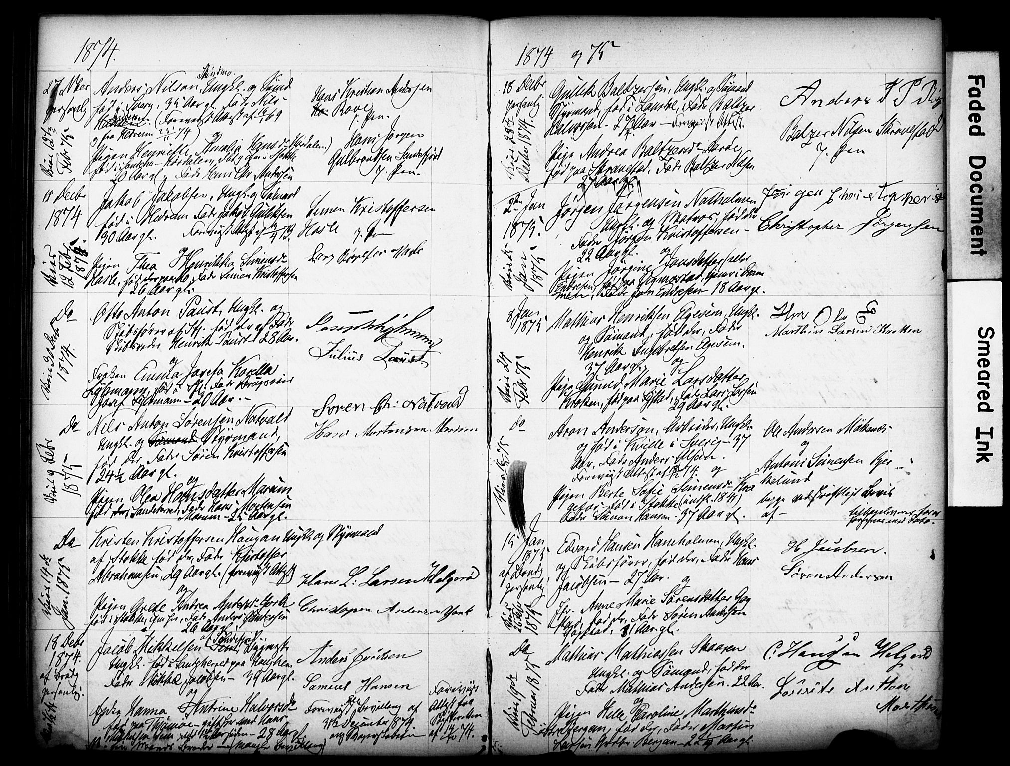 Sandar kirkebøker, AV/SAKO-A-243/H/Ha/L0001: Banns register no. 1, 1859-1880