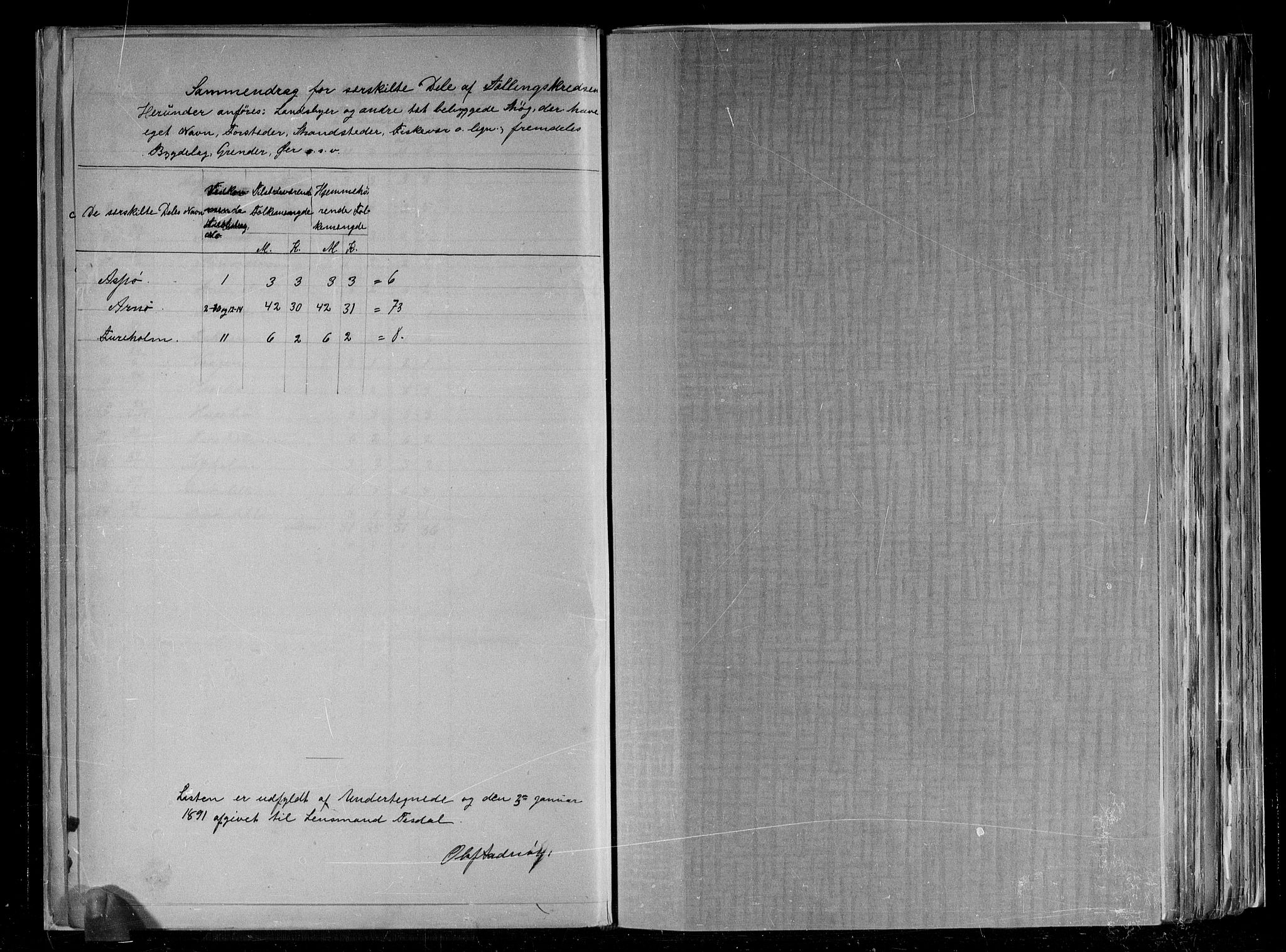 RA, 1891 census for 1128 Høle, 1891, p. 17