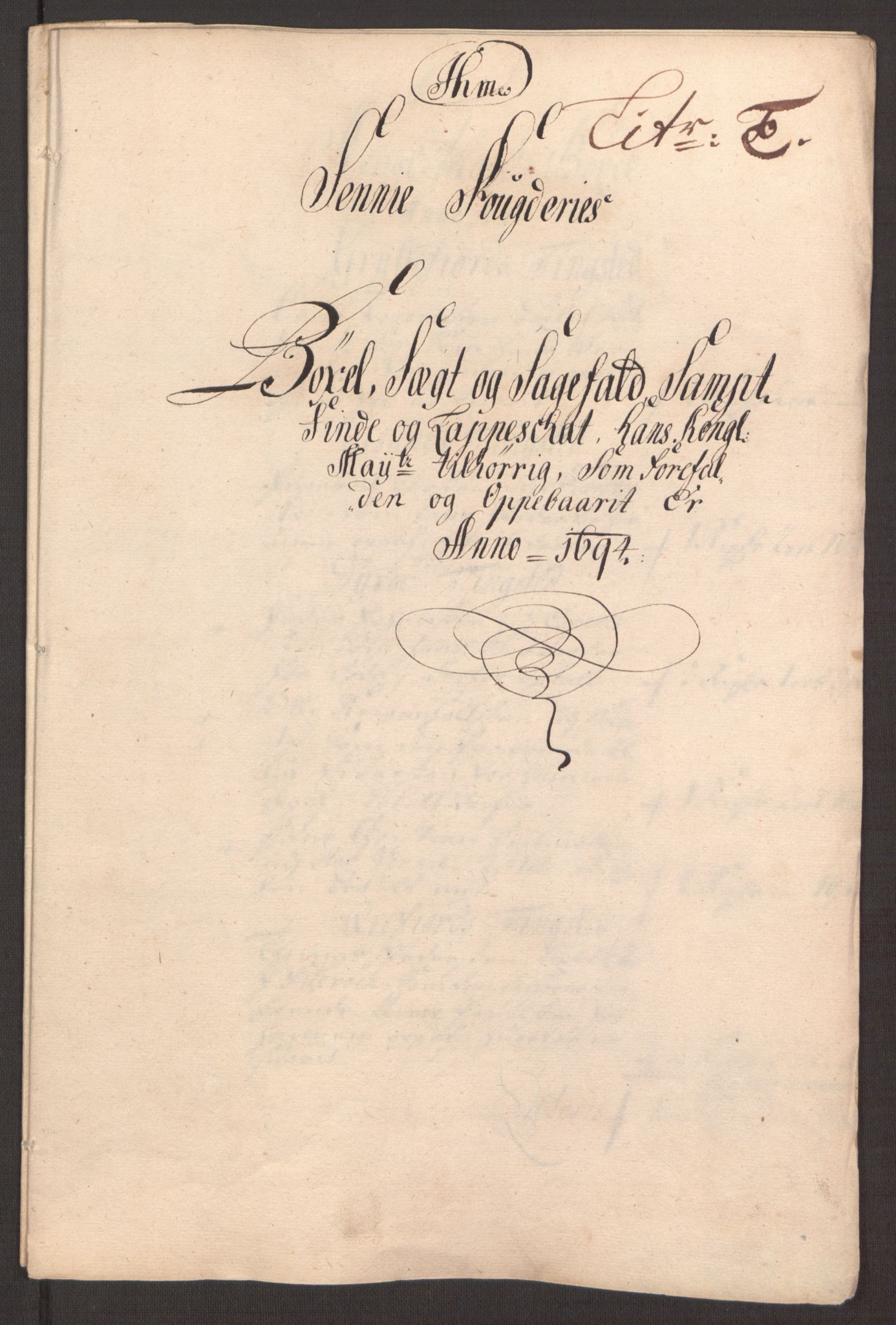 Rentekammeret inntil 1814, Reviderte regnskaper, Fogderegnskap, RA/EA-4092/R68/L4753: Fogderegnskap Senja og Troms, 1694-1696, p. 59
