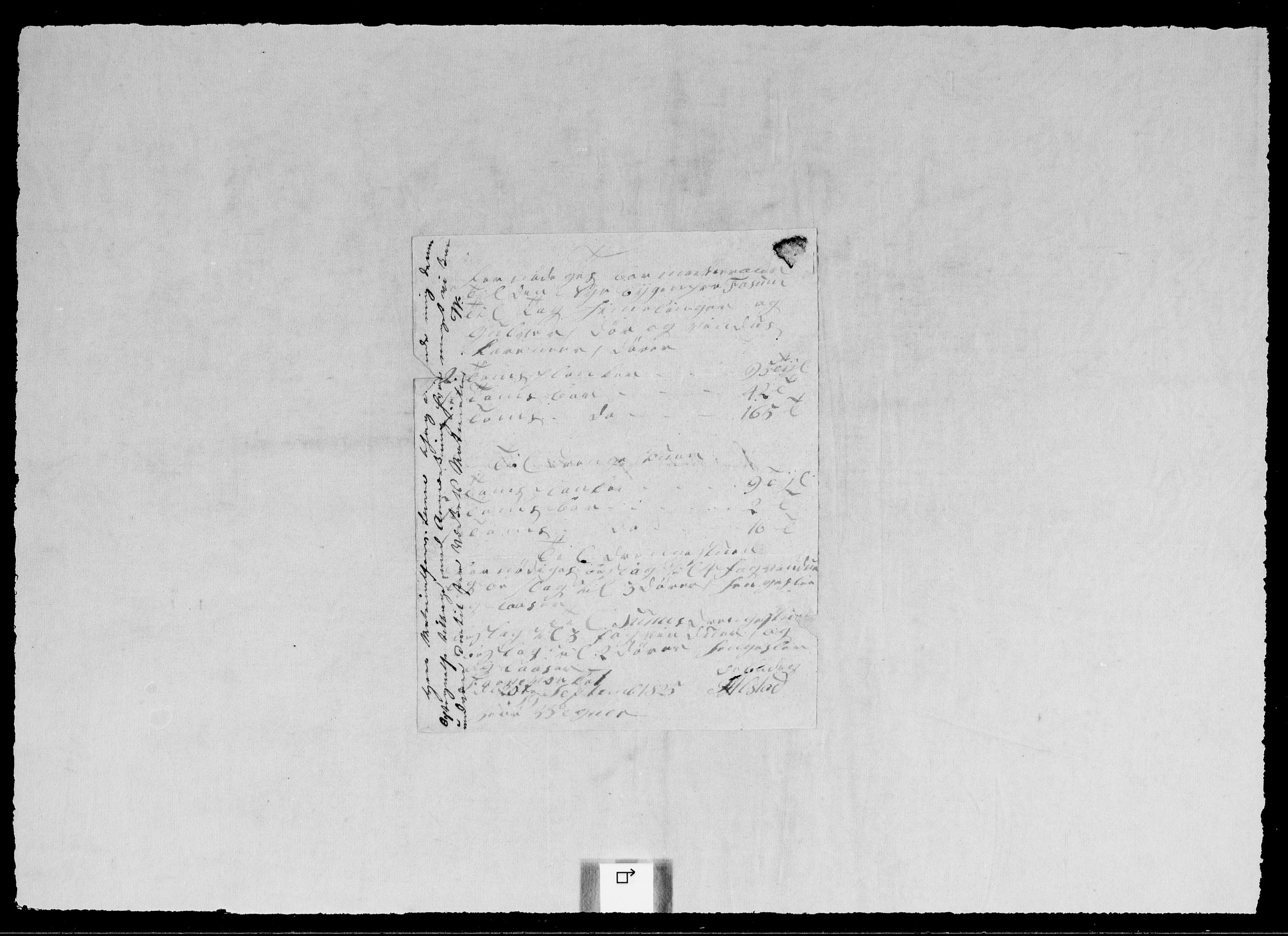 Modums Blaafarveværk, RA/PA-0157/G/Gb/L0095/0001: -- / Innkomne brev A - L, 1825-1826, p. 8
