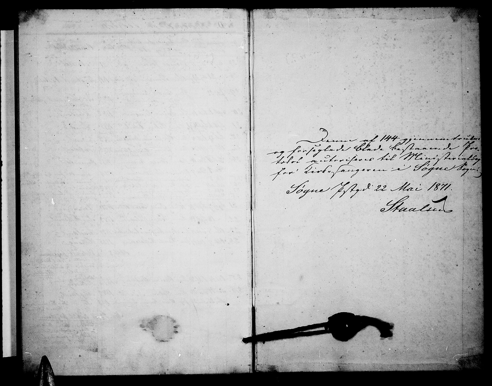 Søgne sokneprestkontor, SAK/1111-0037/F/Fb/Fbb/L0004: Parish register (copy) no. B 4, 1864-1883, p. 146