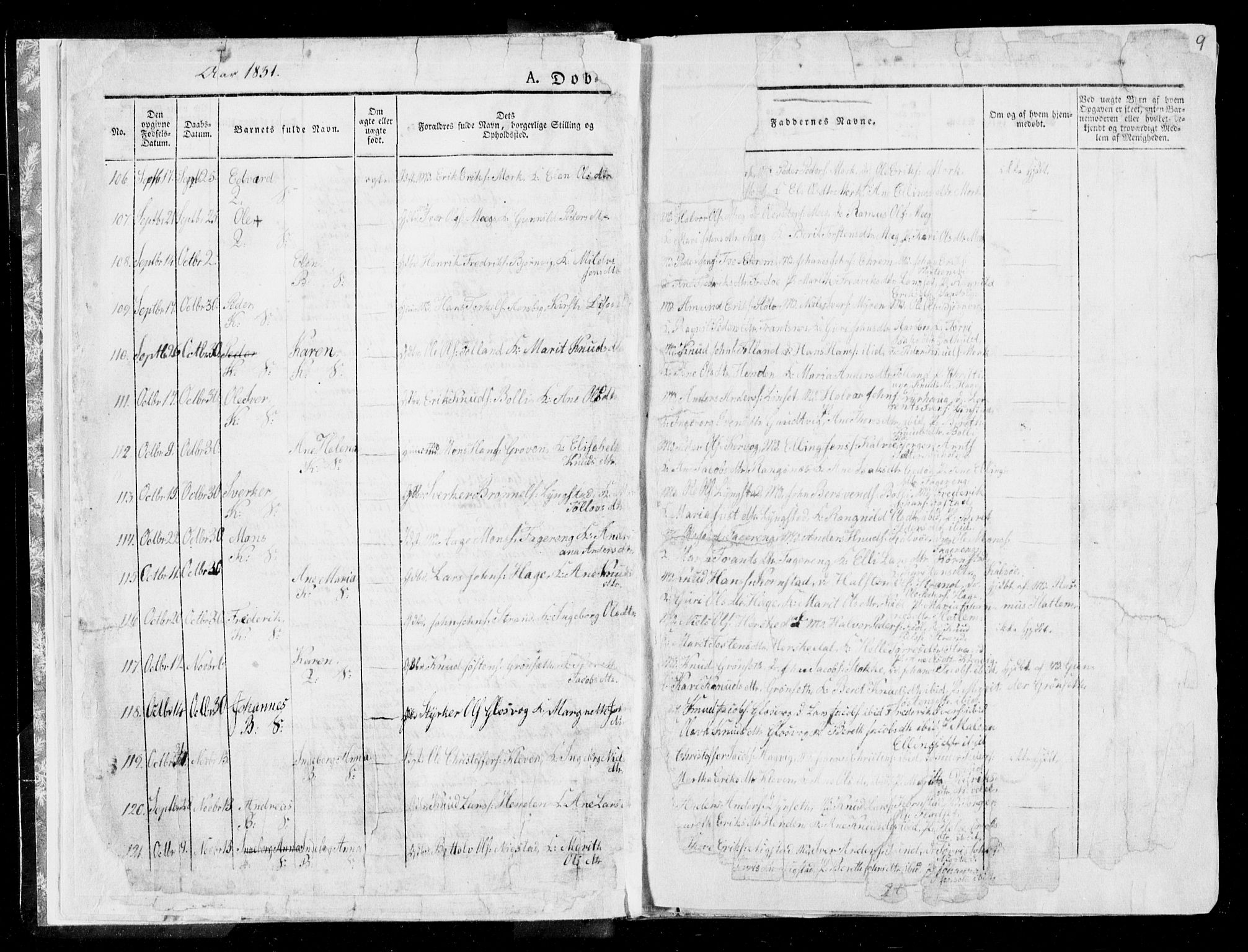 Ministerialprotokoller, klokkerbøker og fødselsregistre - Møre og Romsdal, SAT/A-1454/568/L0803: Parish register (official) no. 568A10, 1830-1853, p. 9