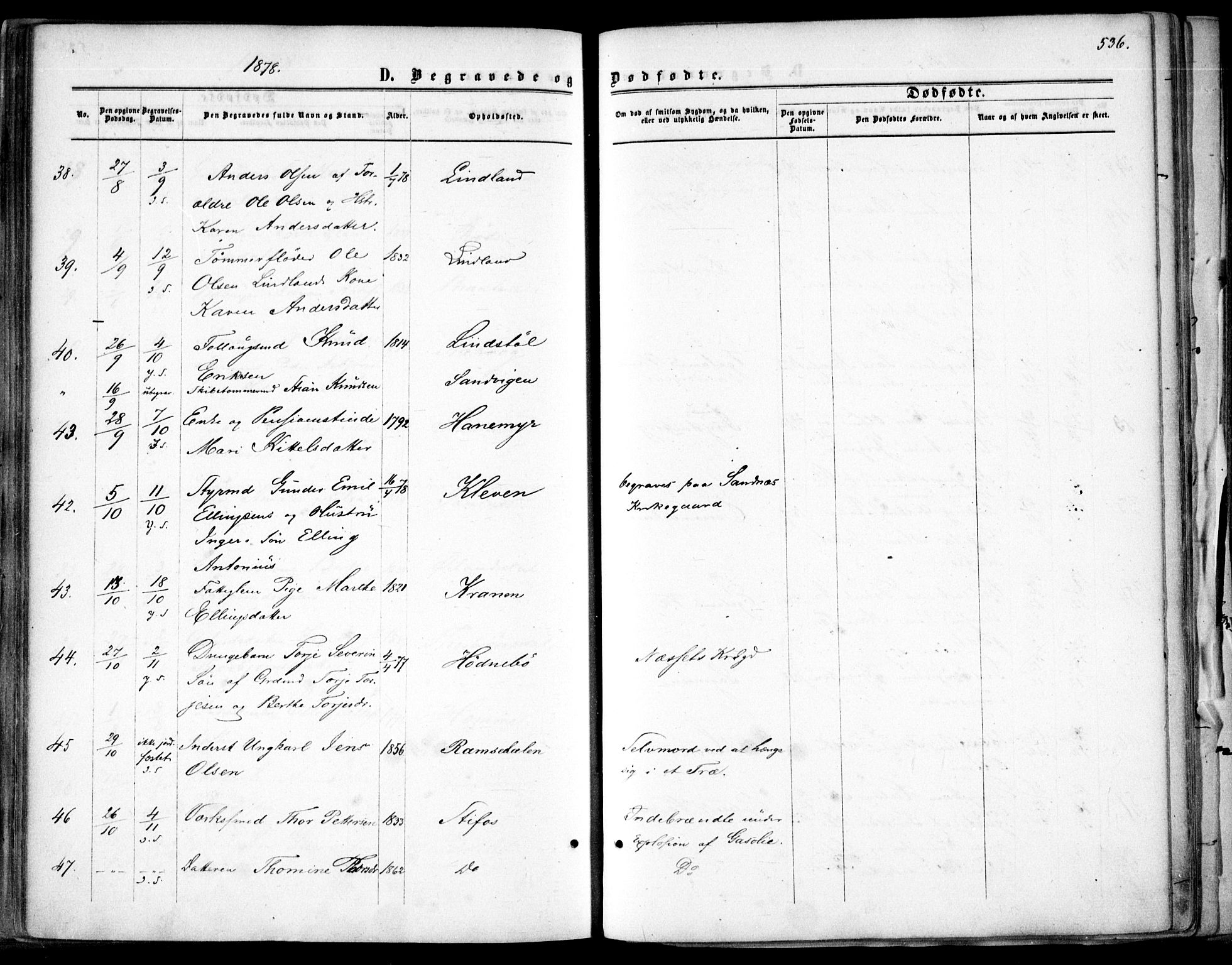 Søndeled sokneprestkontor, AV/SAK-1111-0038/F/Fa/L0003: Parish register (official) no. A 3, 1861-1879, p. 536