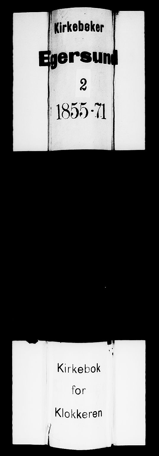 Eigersund sokneprestkontor, SAST/A-101807/S09/L0004: Parish register (copy) no. B 4, 1855-1871