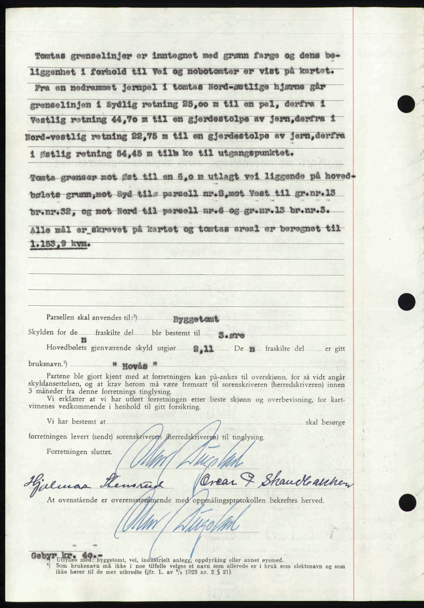 Nedre Romerike sorenskriveri, SAO/A-10469/G/Gb/Gbd/L0030: Mortgage book no. 30, 1950-1950, Diary no: : 2992/1950