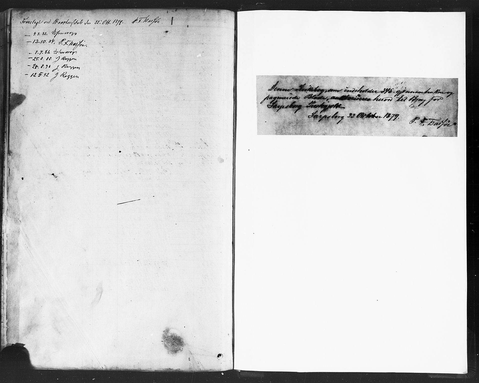 Sarpsborg prestekontor Kirkebøker, SAO/A-2006/F/Fa/L0003: Parish register (official) no. 3, 1878-1891