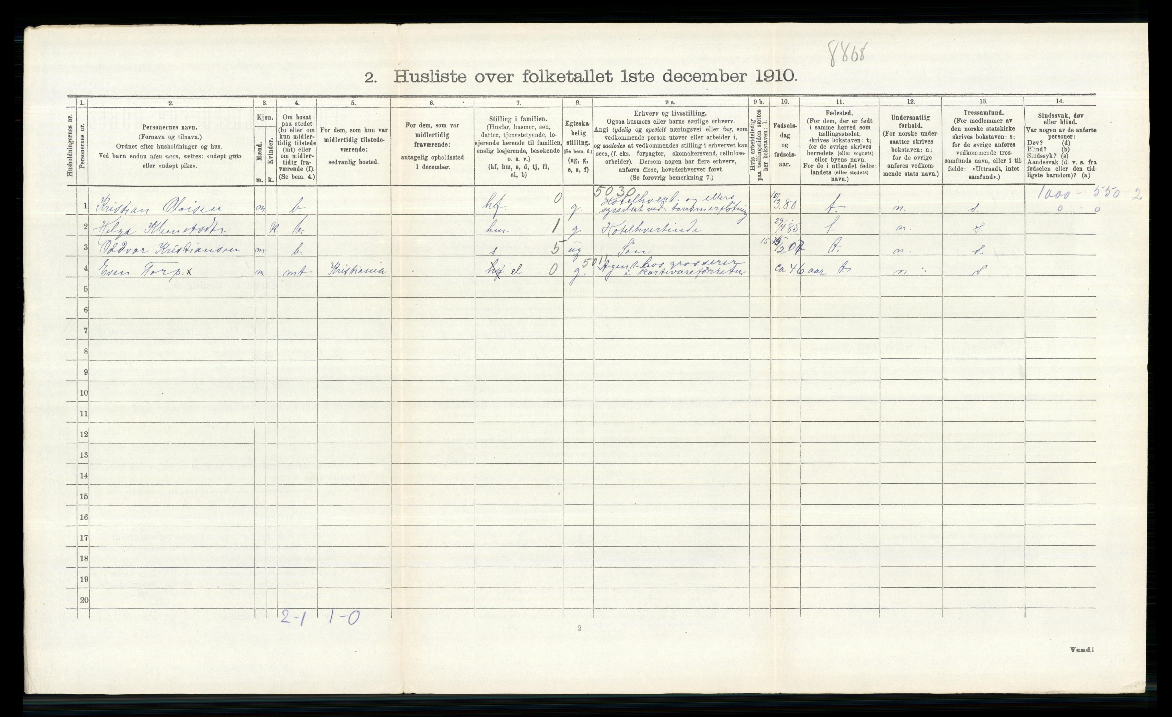 RA, 1910 census for Høland, 1910, p. 1714