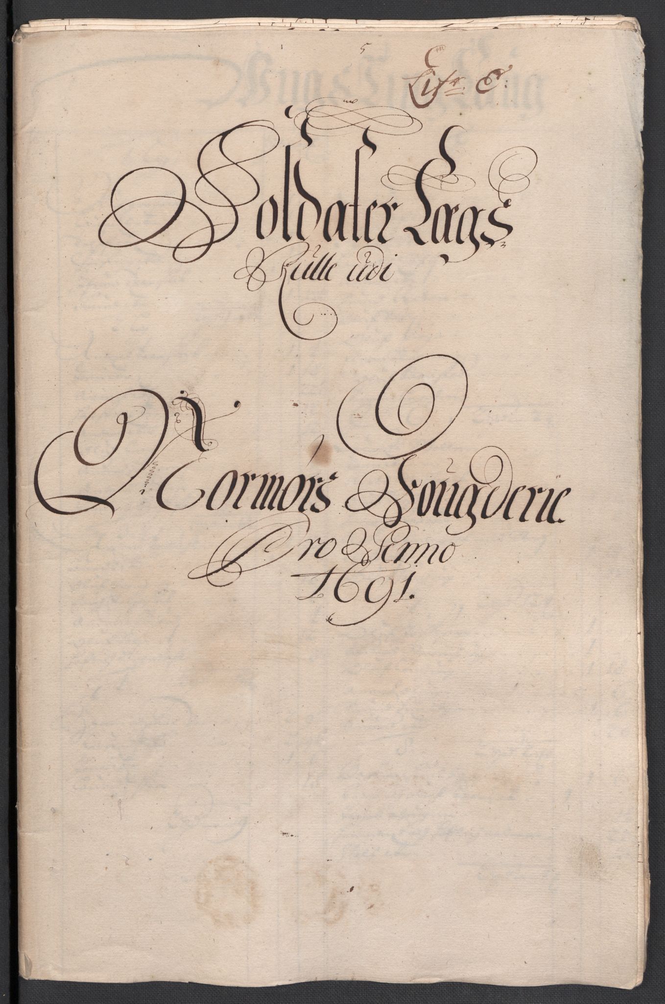 Rentekammeret inntil 1814, Reviderte regnskaper, Fogderegnskap, RA/EA-4092/R56/L3734: Fogderegnskap Nordmøre, 1690-1691, p. 312