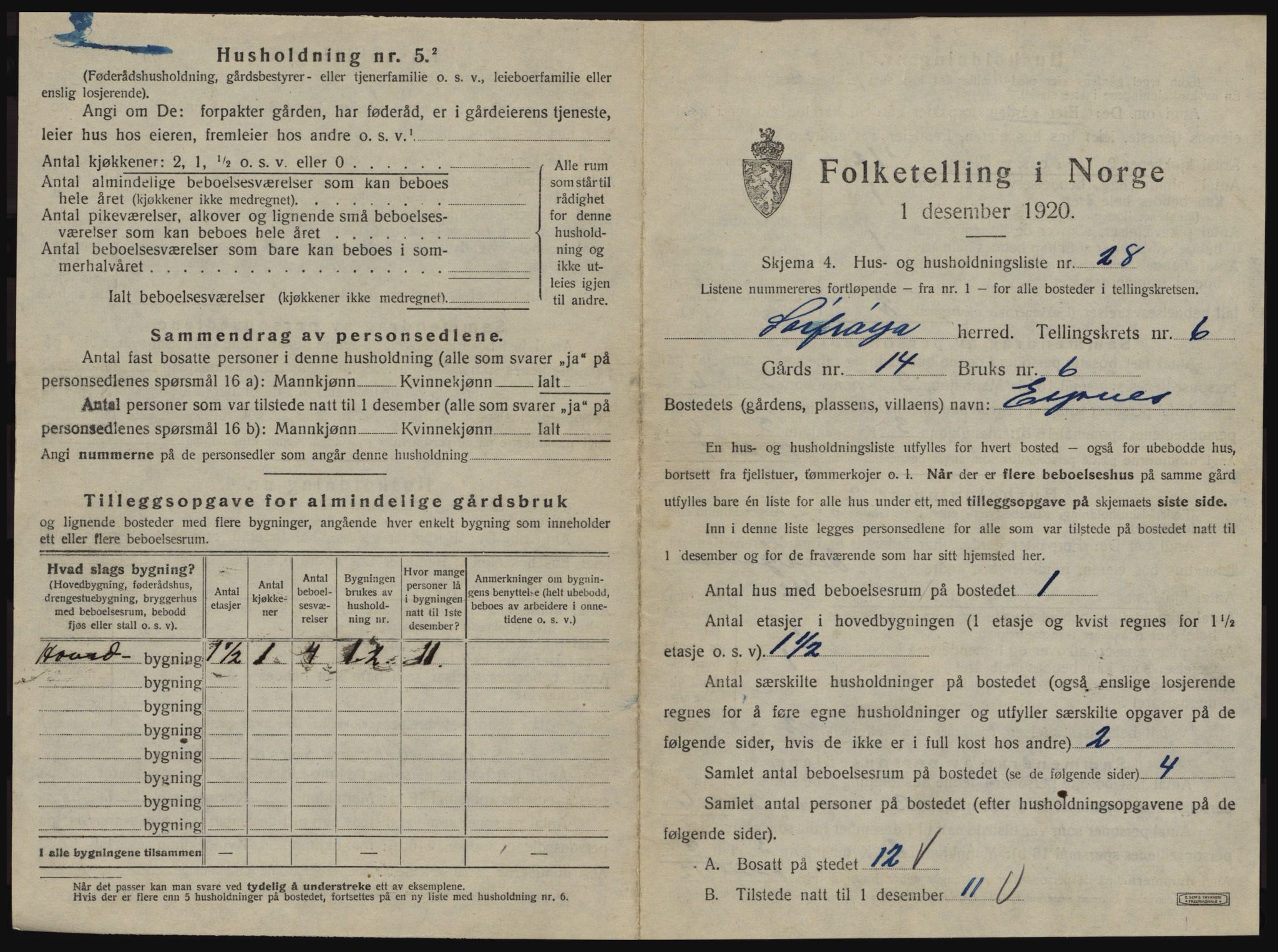 SAT, 1920 census for Sør-Frøya, 1920, p. 781