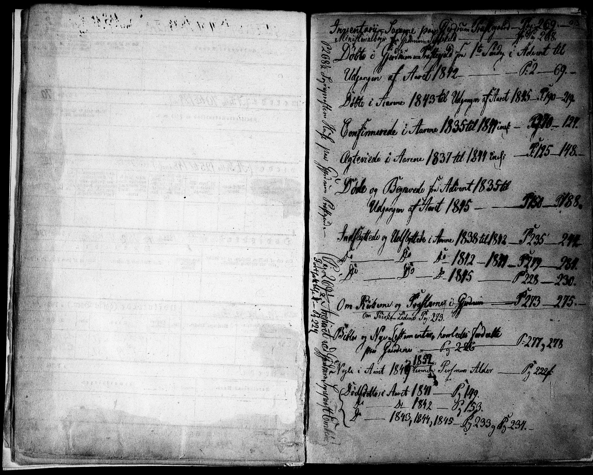 Gjerdrum prestekontor Kirkebøker, SAO/A-10412b/F/Fa/L0005: Parish register (official) no. I 5, 1835-1845