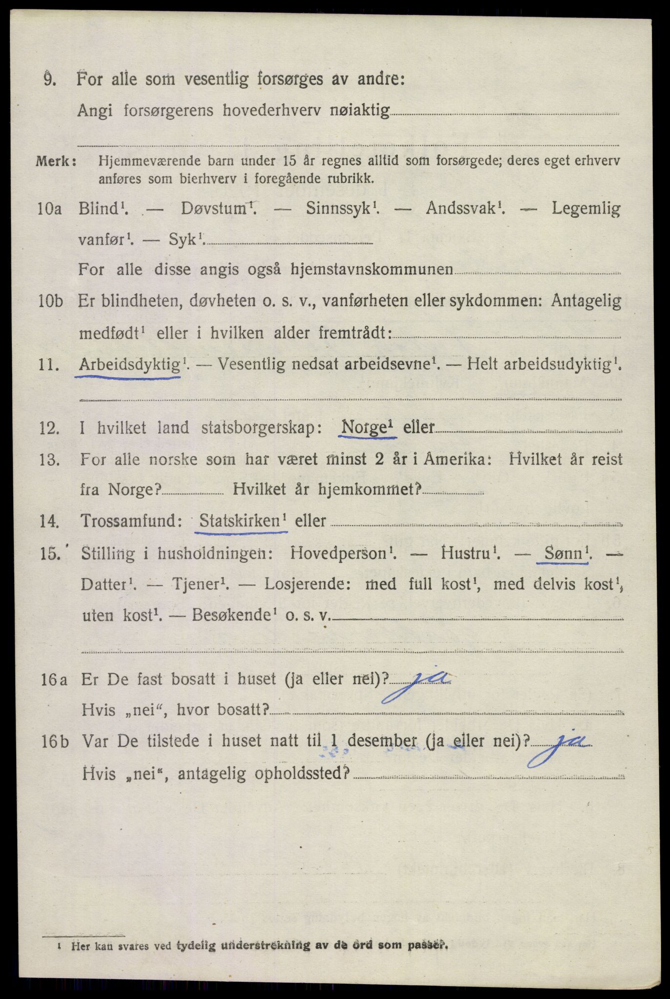 SAKO, 1920 census for Andebu, 1920, p. 2813