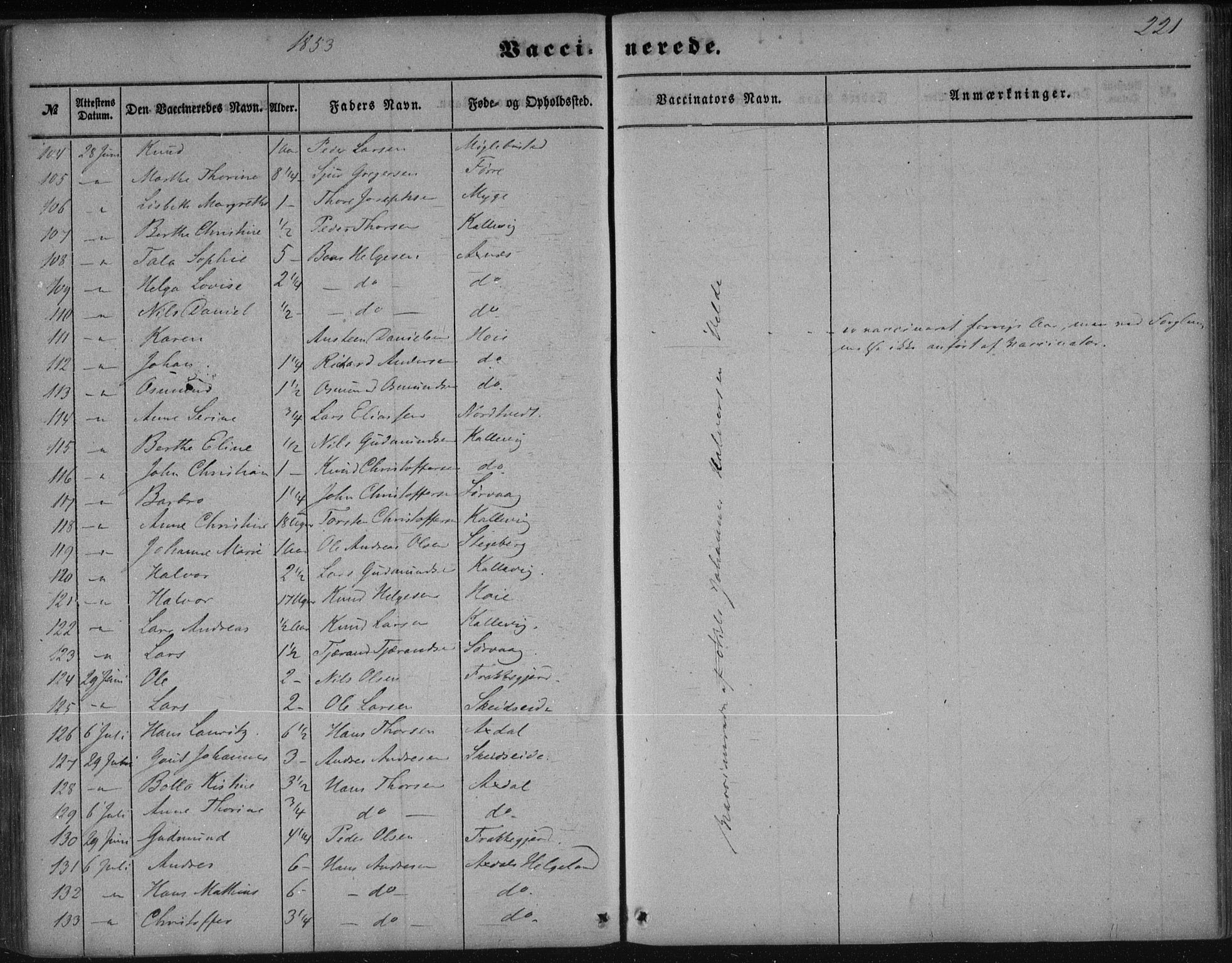 Avaldsnes sokneprestkontor, AV/SAST-A -101851/H/Ha/Haa/L0009: Parish register (official) no. A 9, 1853-1865, p. 221