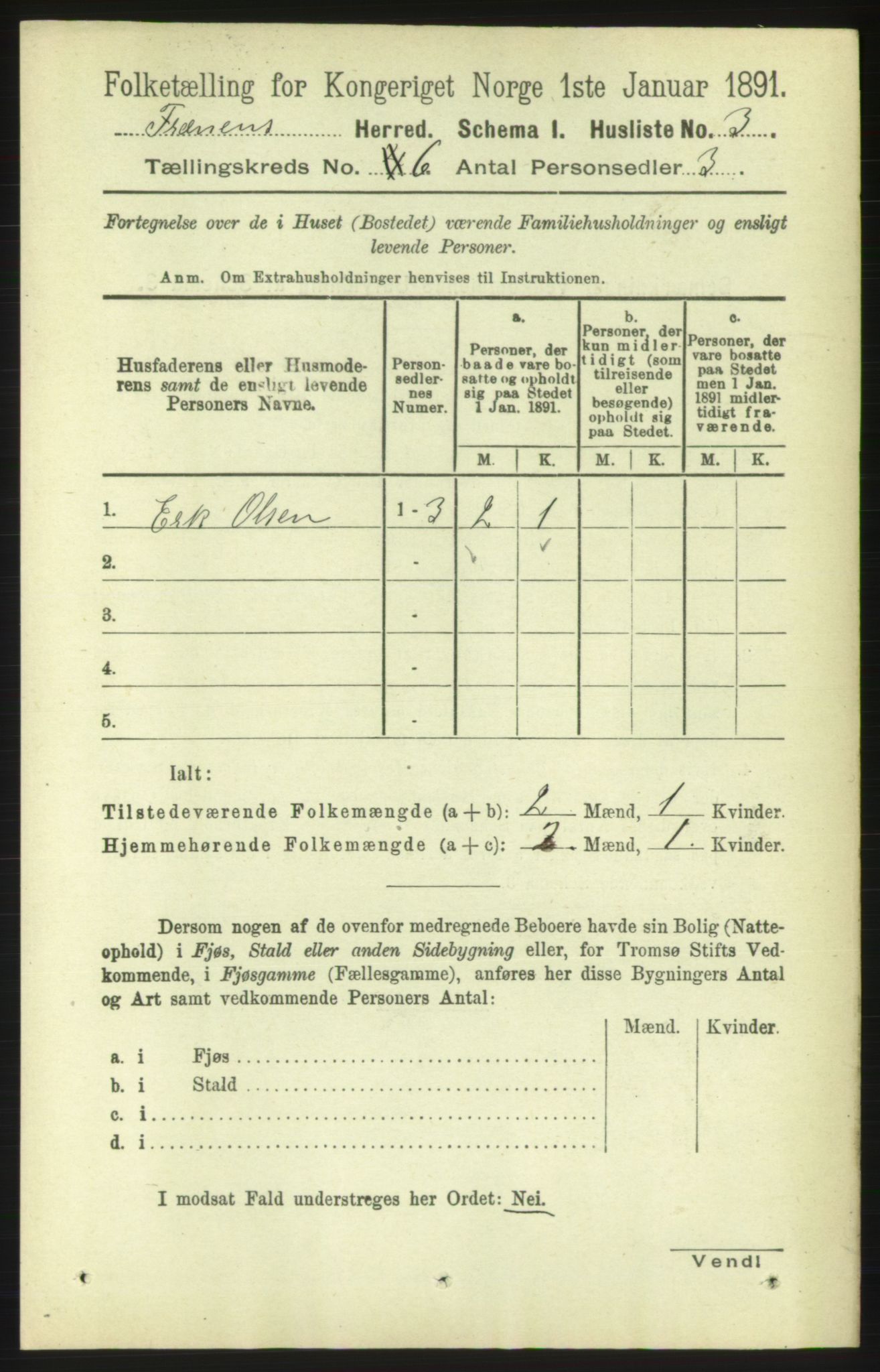 RA, 1891 census for 1548 Fræna, 1891, p. 1788