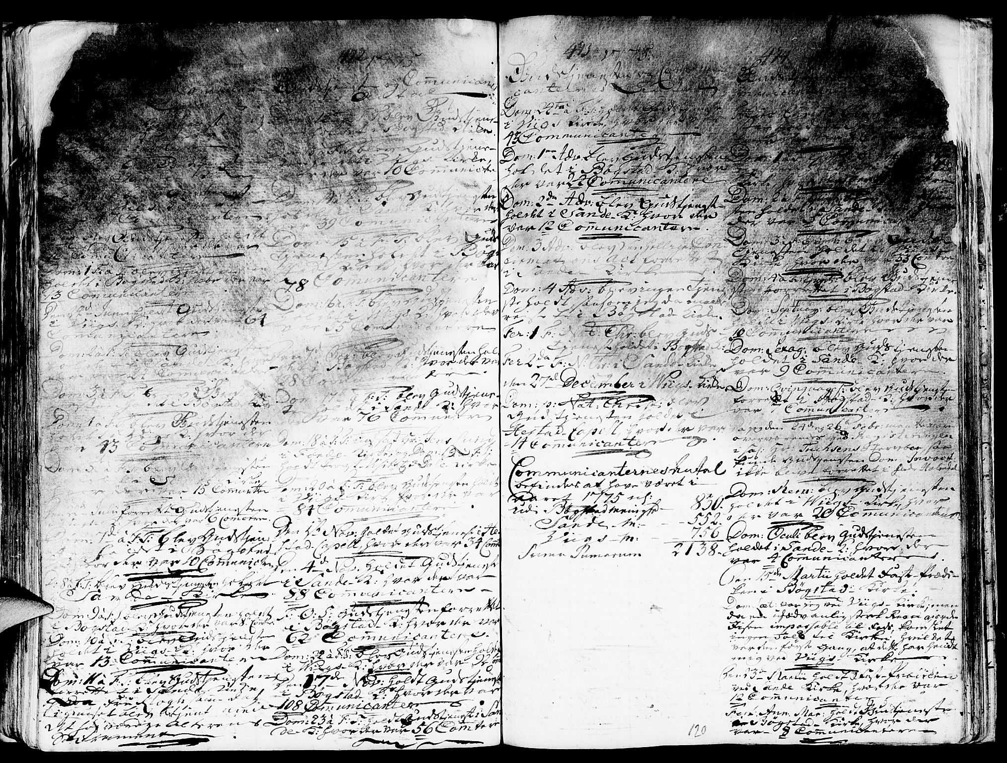 Gaular sokneprestembete, AV/SAB-A-80001/H/Haa: Parish register (official) no. A 1, 1755-1785, p. 120