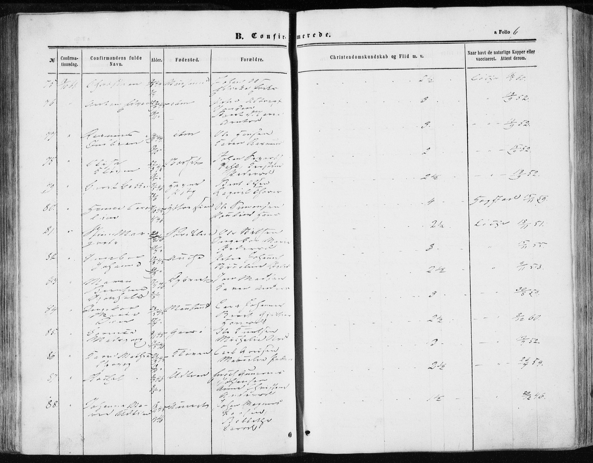 Ministerialprotokoller, klokkerbøker og fødselsregistre - Sør-Trøndelag, AV/SAT-A-1456/634/L0531: Parish register (official) no. 634A07, 1861-1870, p. 6