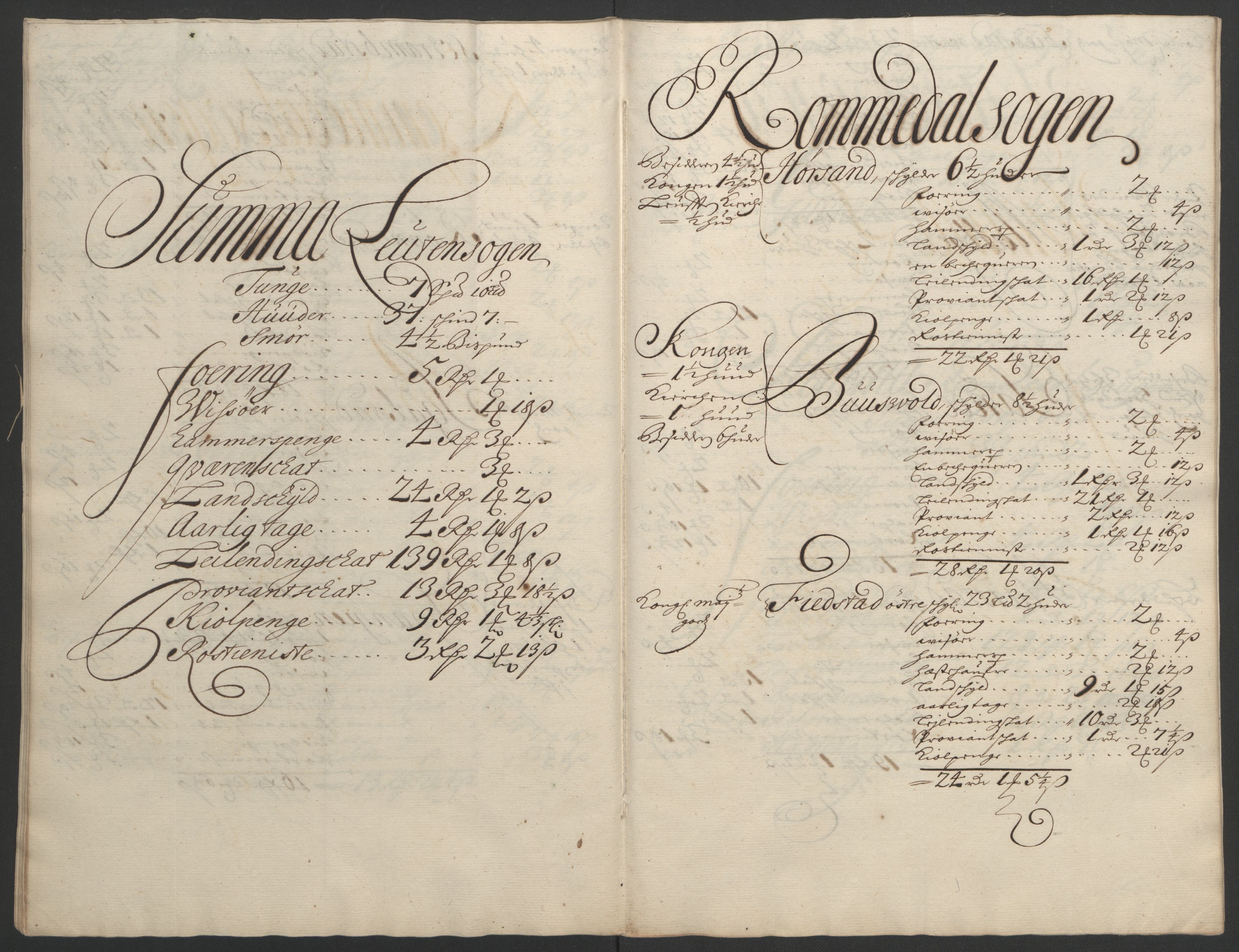 Rentekammeret inntil 1814, Reviderte regnskaper, Fogderegnskap, RA/EA-4092/R16/L1036: Fogderegnskap Hedmark, 1695-1696, p. 128