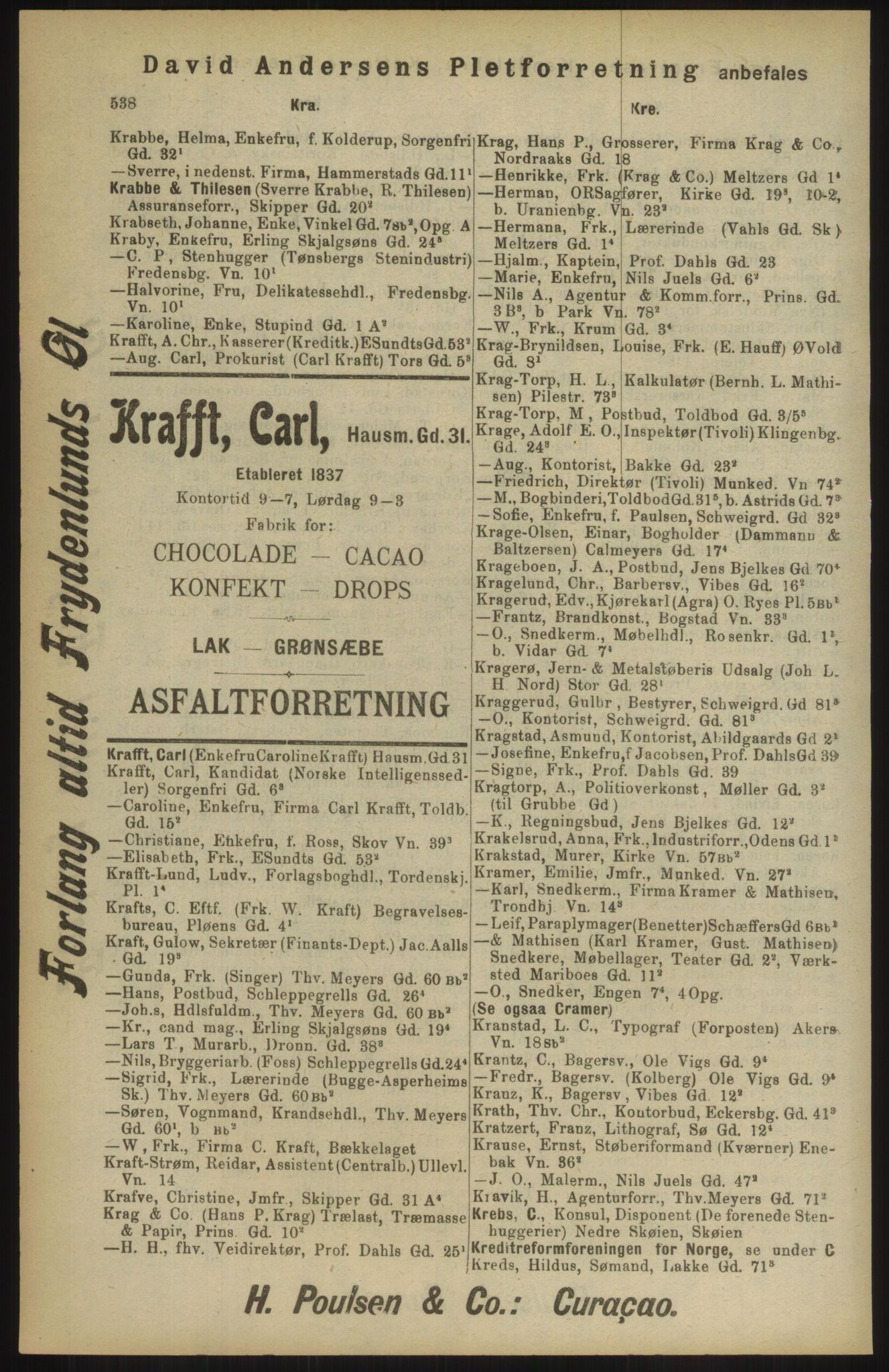 Kristiania/Oslo adressebok, PUBL/-, 1904, p. 540