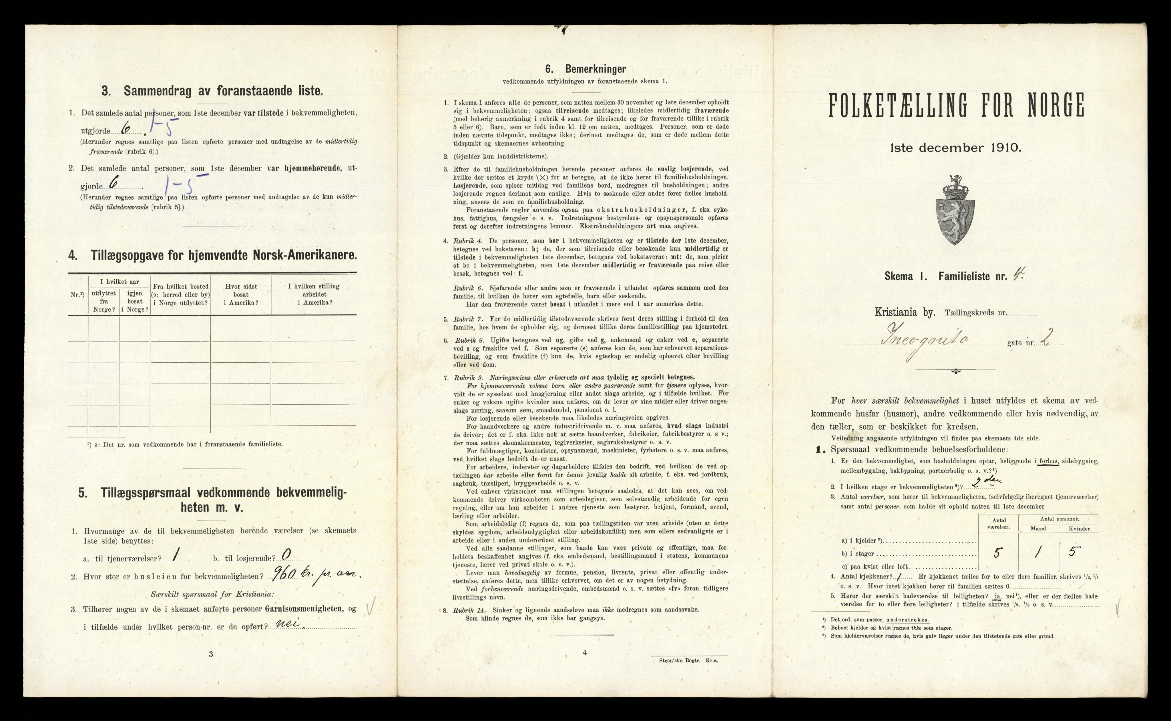 RA, 1910 census for Kristiania, 1910, p. 43325