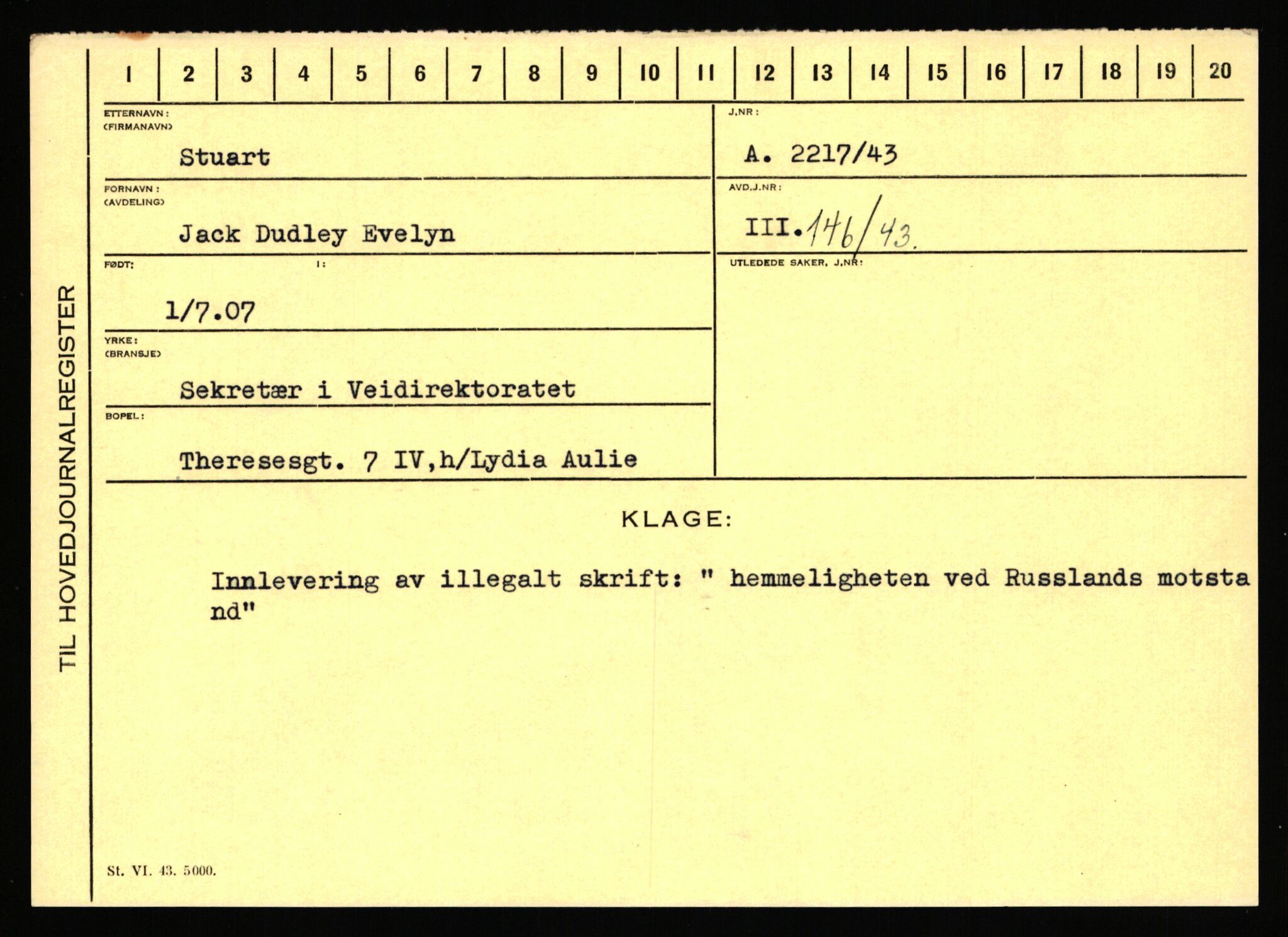 Statspolitiet - Hovedkontoret / Osloavdelingen, AV/RA-S-1329/C/Ca/L0014: Seterlien - Svartås, 1943-1945, p. 4451