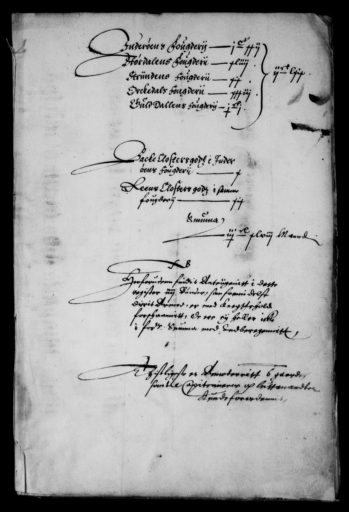 Danske Kanselli, Skapsaker, AV/RA-EA-4061/F/L0027: Skap 9, pakke 133, litra F-K, 1587-1617, p. 210