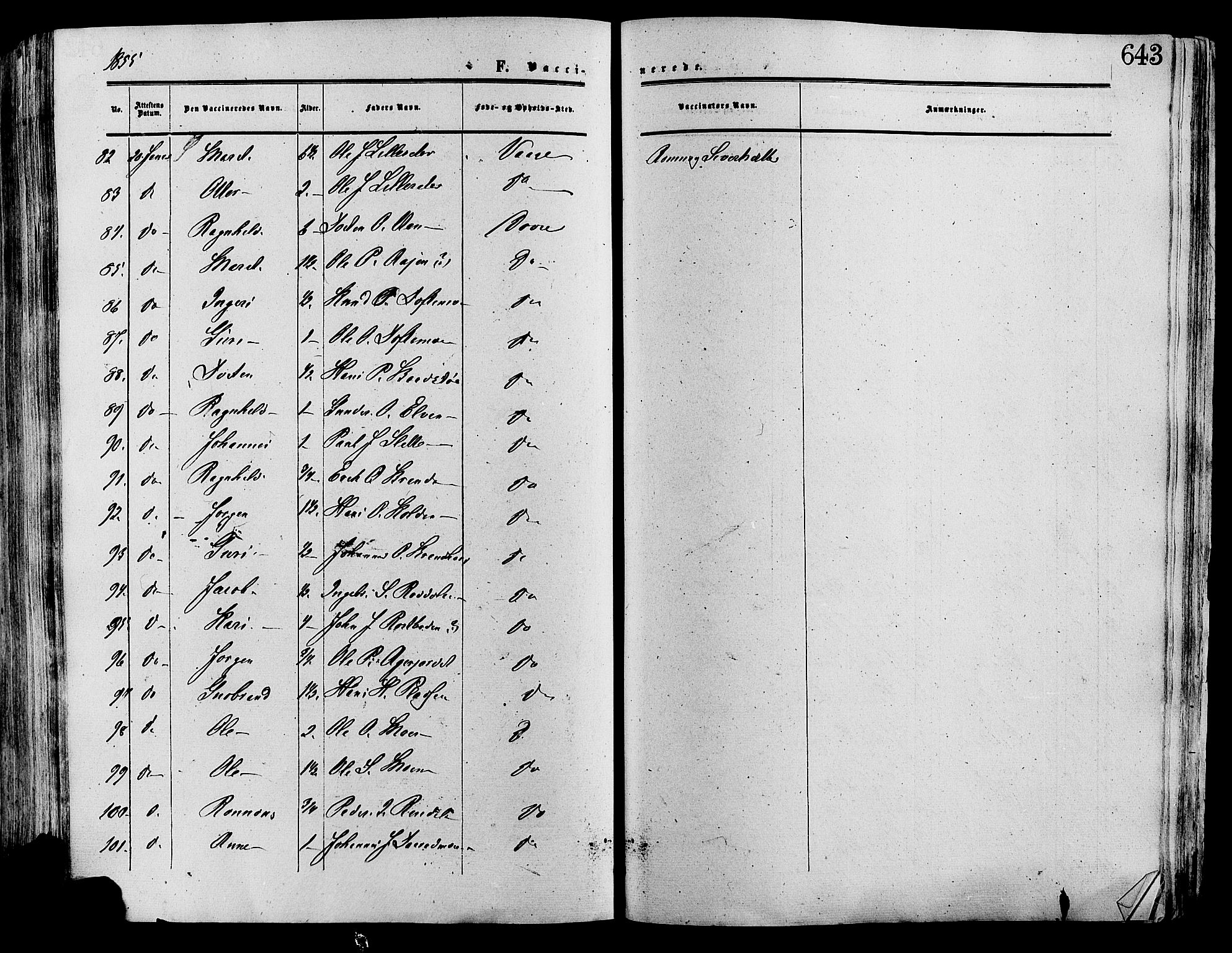 Lesja prestekontor, AV/SAH-PREST-068/H/Ha/Haa/L0008: Parish register (official) no. 8, 1854-1880, p. 643