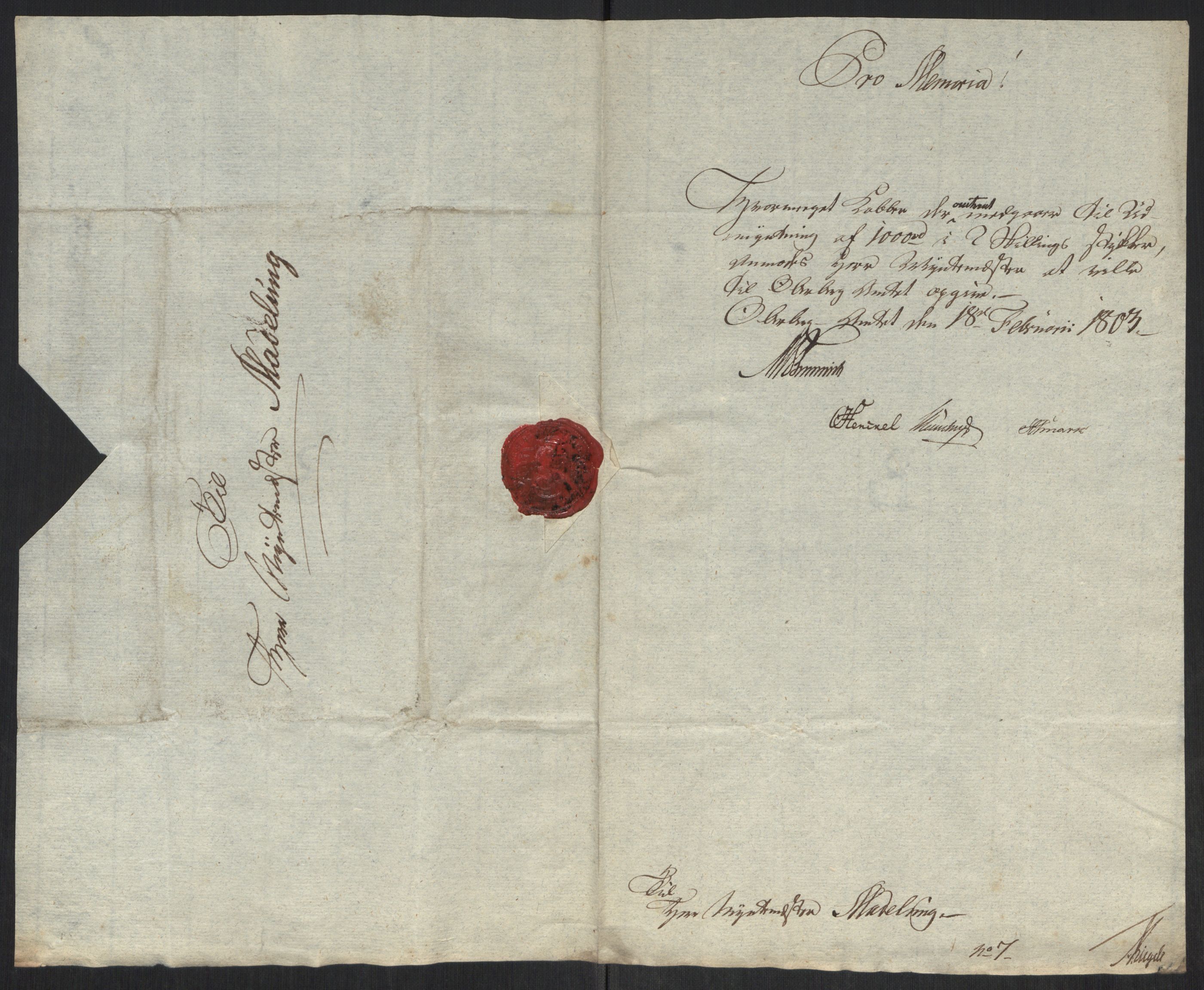 Rentekammeret inntil 1814, Realistisk ordnet avdeling, RA/EA-4070/Oa/L0008: [Y6]: Embetsbrev til myntmesteren på Kongsberg (1797-1806 og 1808-1813), 1797-1813, p. 157