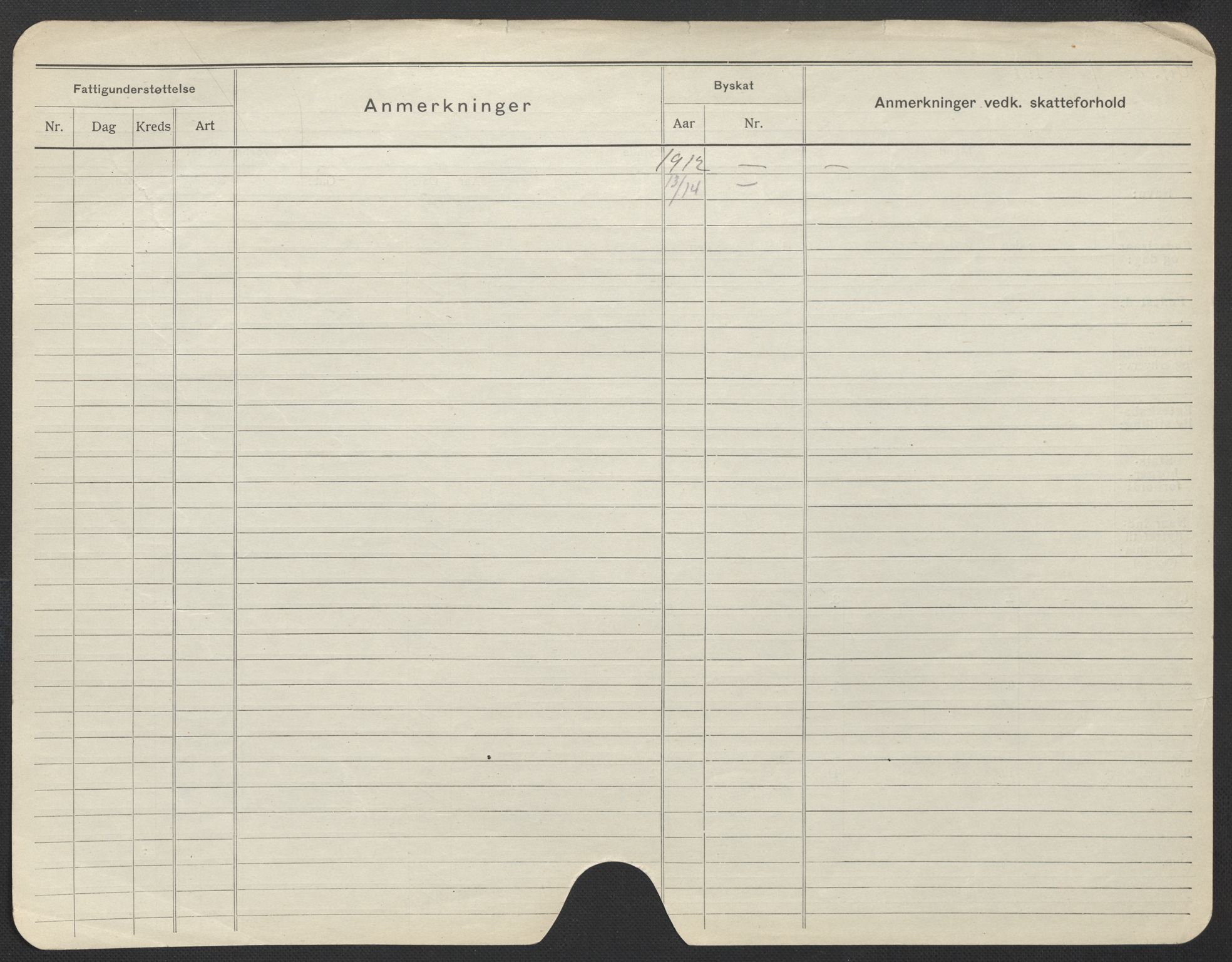 Oslo folkeregister, Registerkort, AV/SAO-A-11715/F/Fa/Fac/L0022: Kvinner, 1906-1914, p. 654b