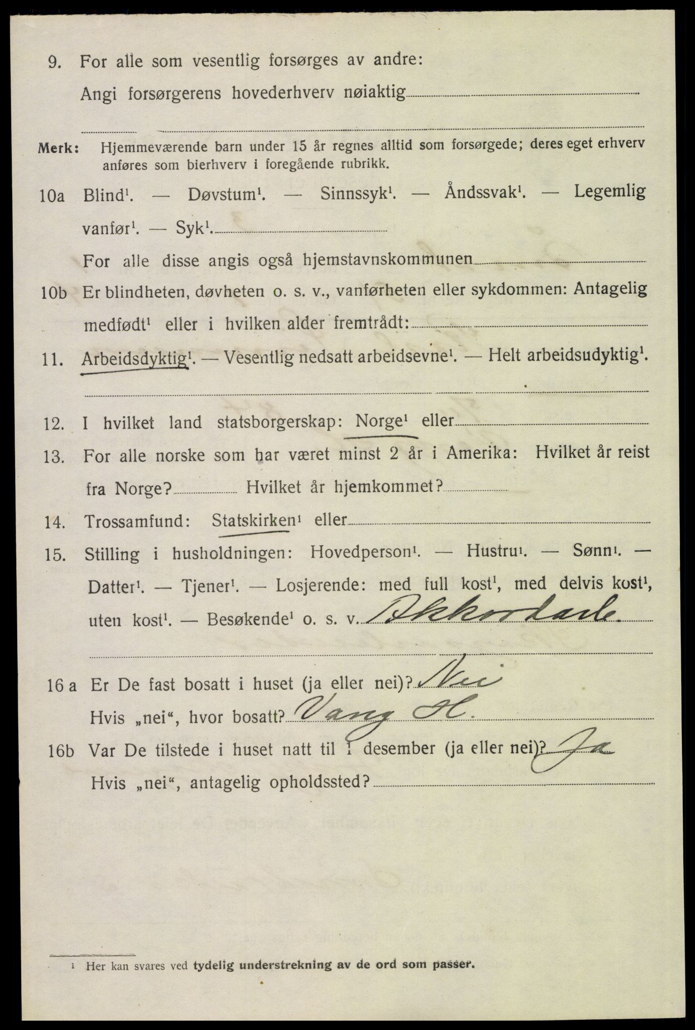 SAH, 1920 census for Åmot, 1920, p. 2060