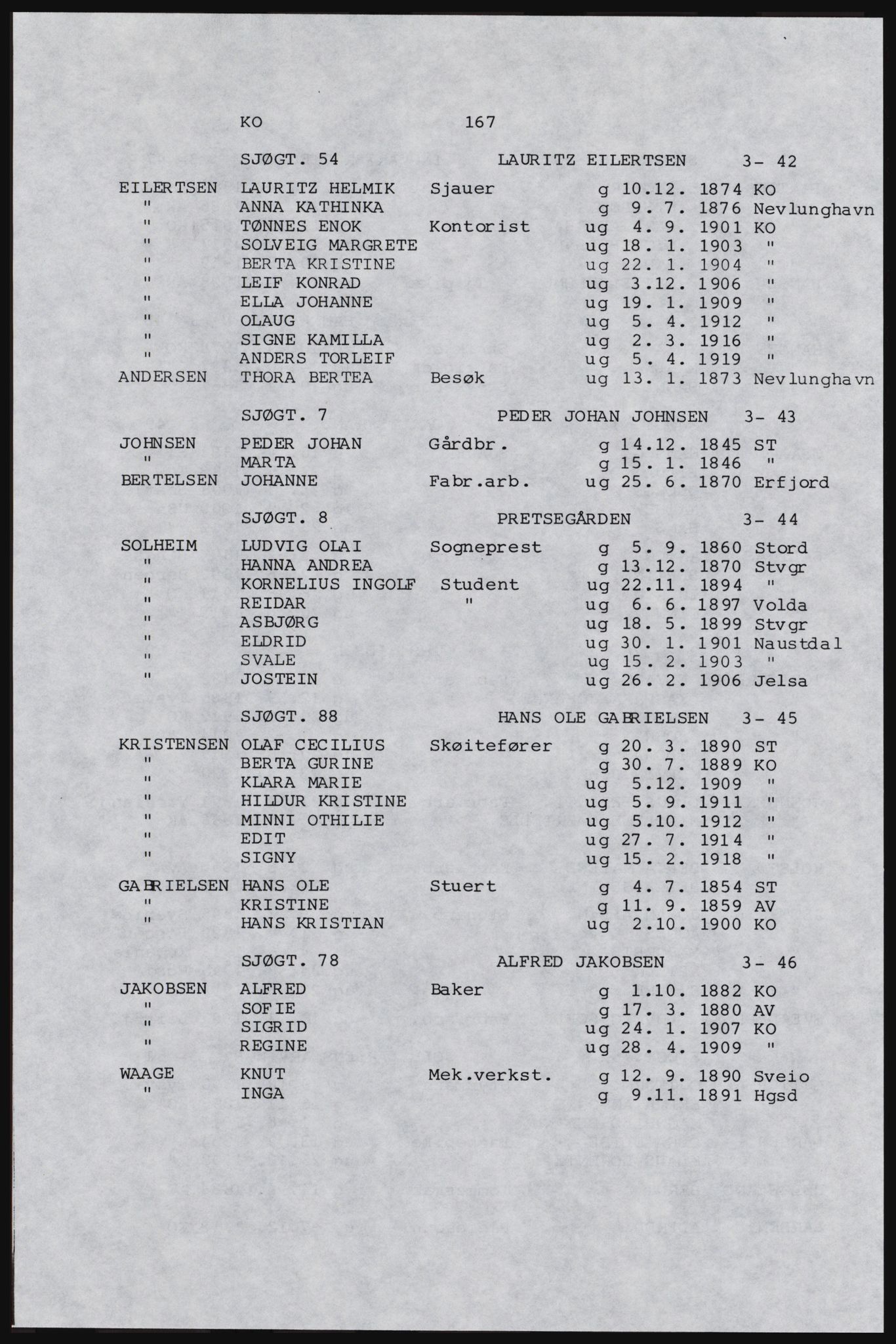 SAST, Copy of 1920 census for Karmøy, 1920, p. 183