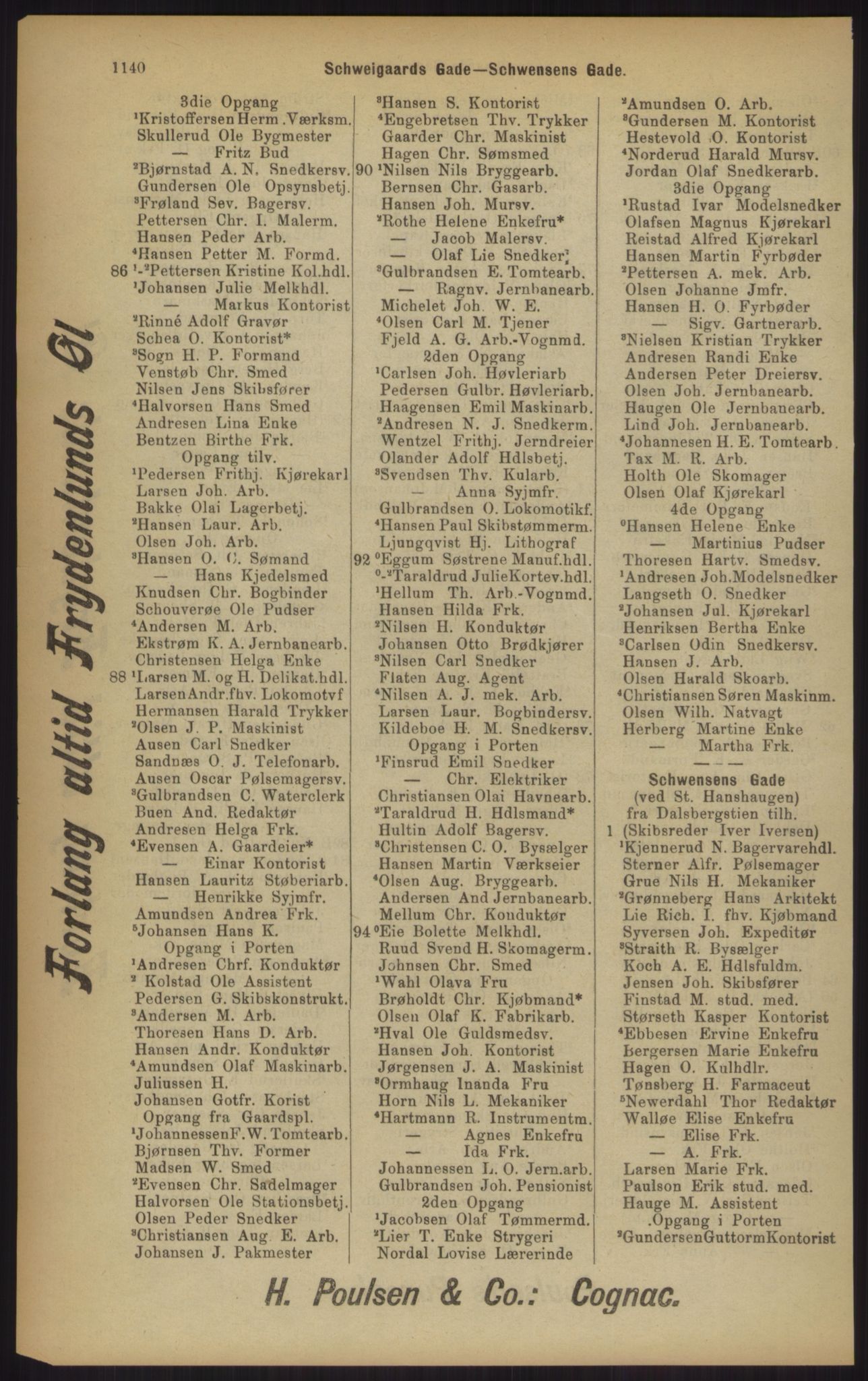 Kristiania/Oslo adressebok, PUBL/-, 1902, p. 1140