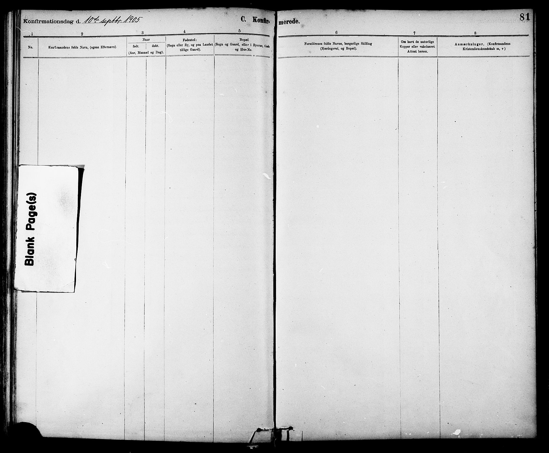 Ministerialprotokoller, klokkerbøker og fødselsregistre - Sør-Trøndelag, SAT/A-1456/639/L0573: Parish register (copy) no. 639C01, 1890-1905, p. 81