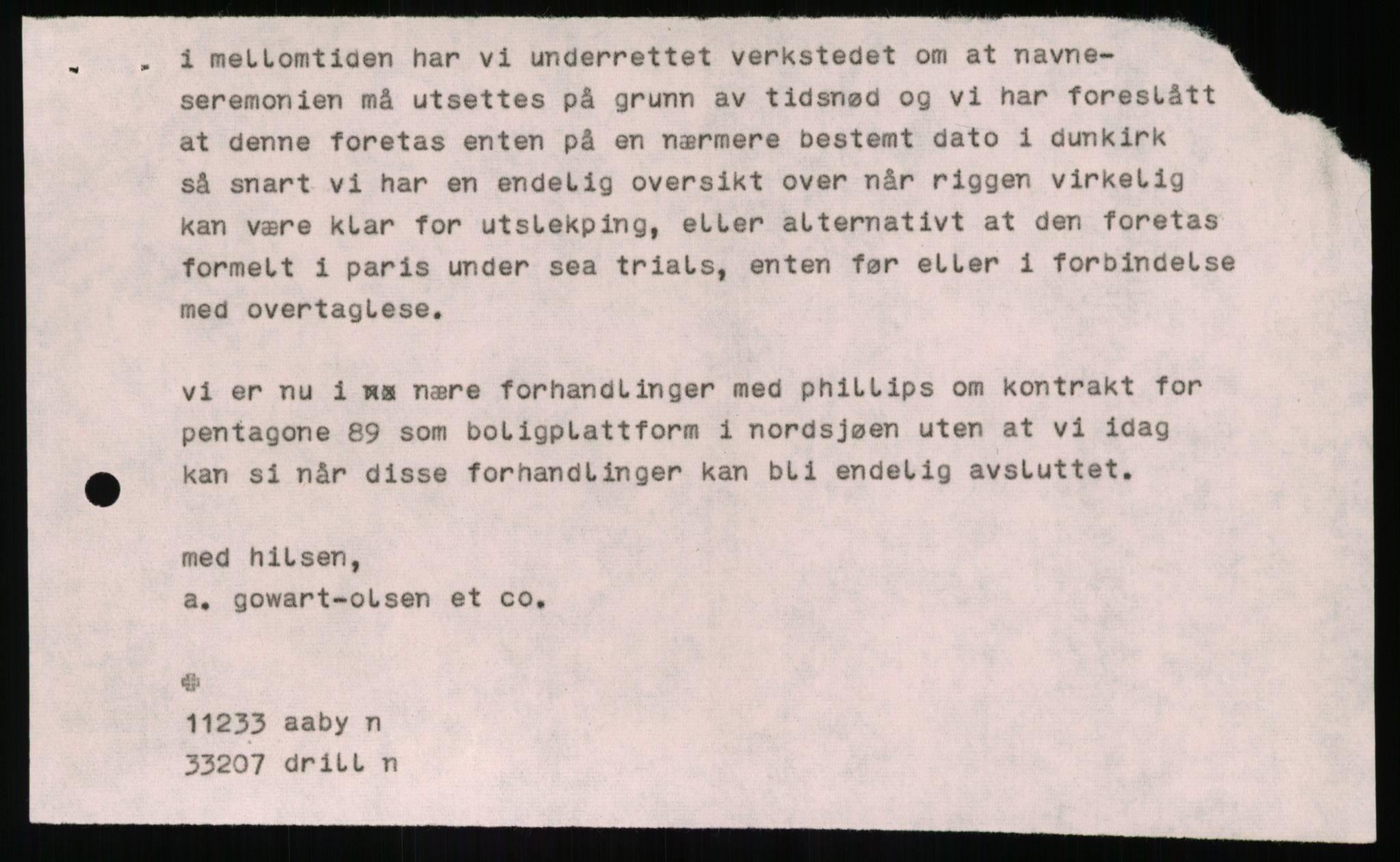 Pa 1503 - Stavanger Drilling AS, AV/SAST-A-101906/A/Ab/Abc/L0006: Styrekorrespondanse Stavanger Drilling II A/S, 1974-1977, p. 321