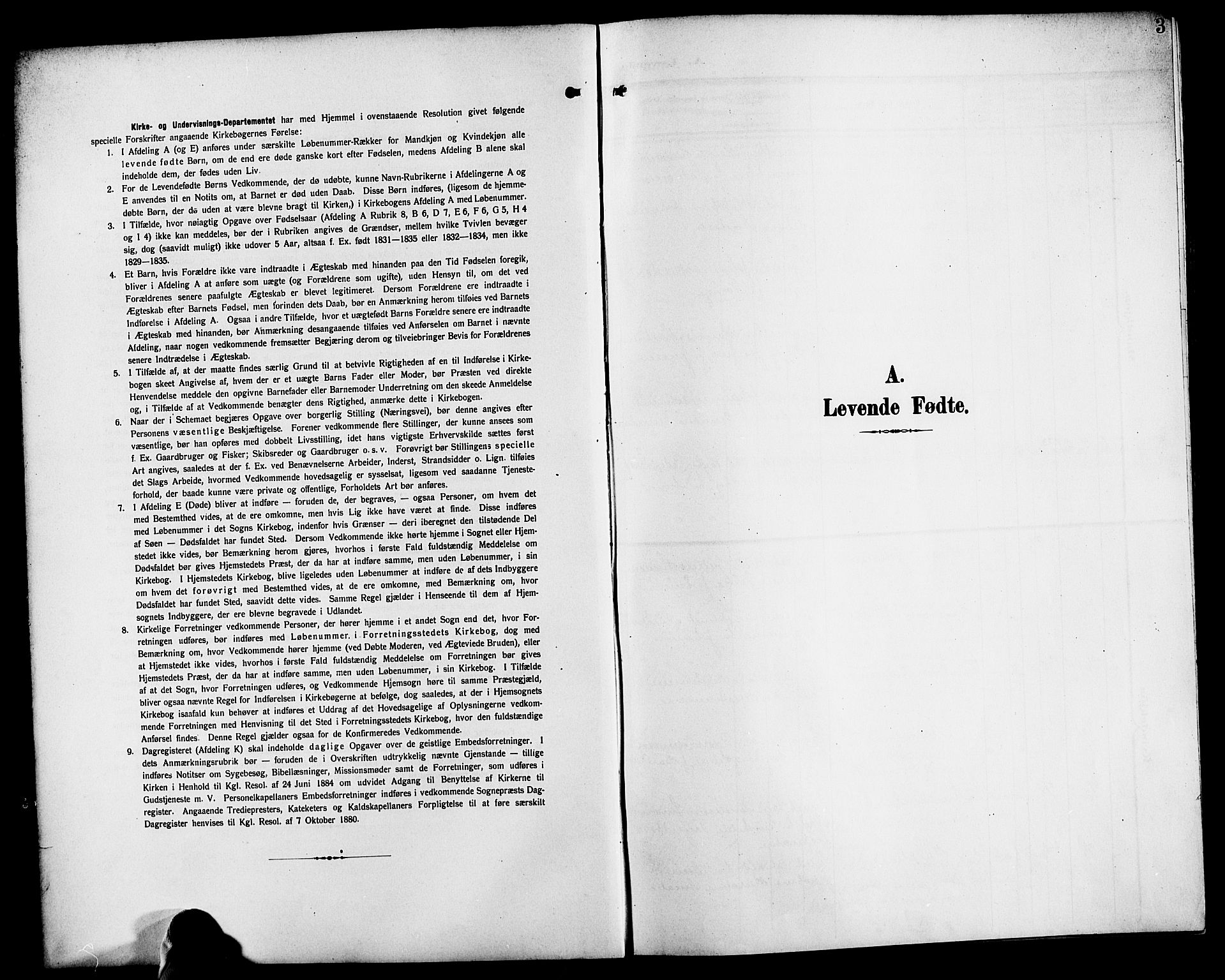 Hisøy sokneprestkontor, SAK/1111-0020/F/Fb/L0004: Parish register (copy) no. B 4, 1905-1923, p. 3