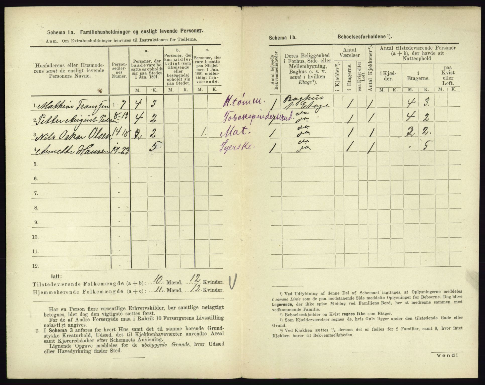 RA, 1891 census for 0705 Tønsberg, 1891, p. 1031