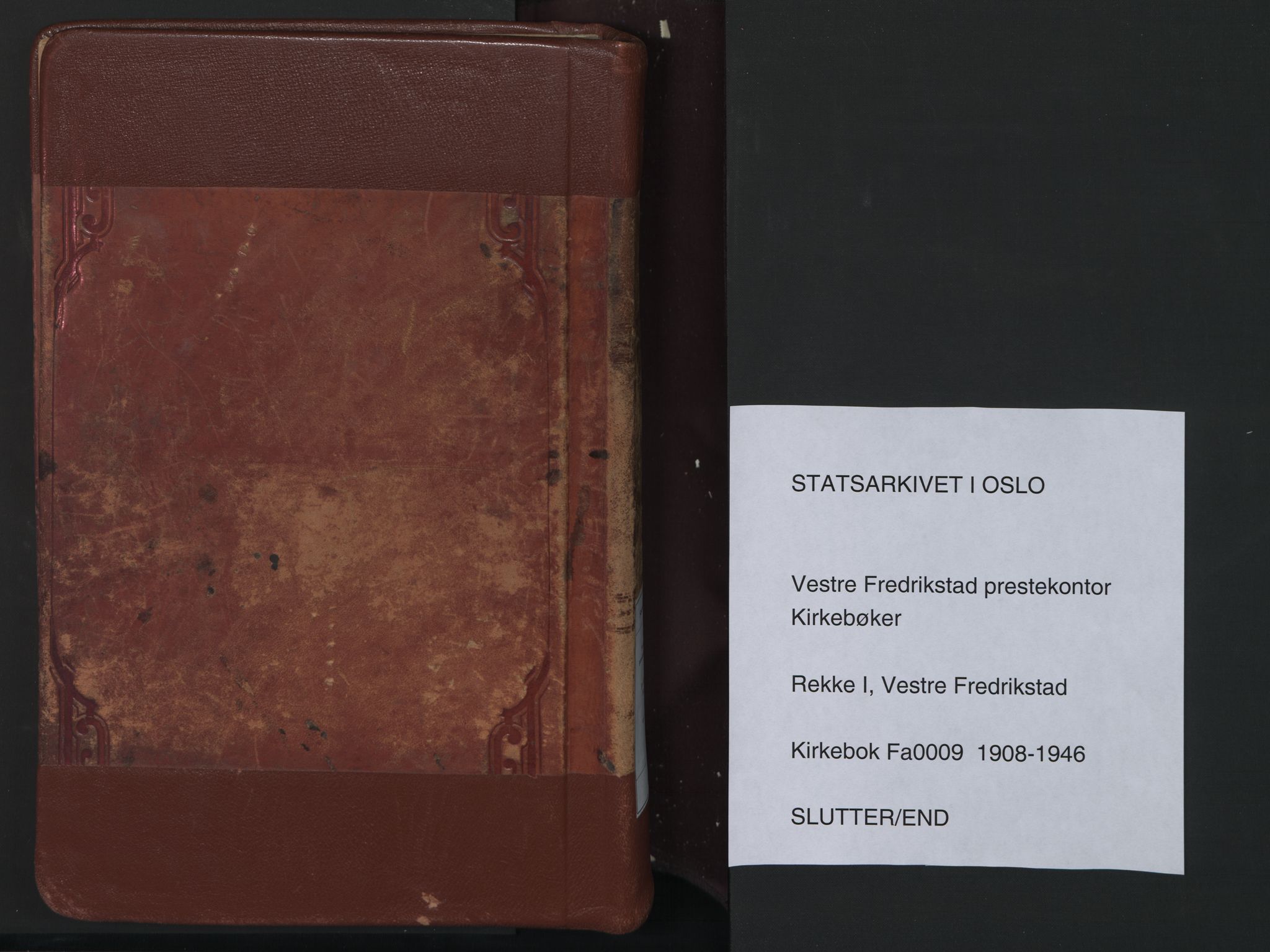 Fredrikstad domkirkes prestekontor Kirkebøker, AV/SAO-A-10906/F/Fa/L0009: Parish register (official) no. I 9, 1908-1946