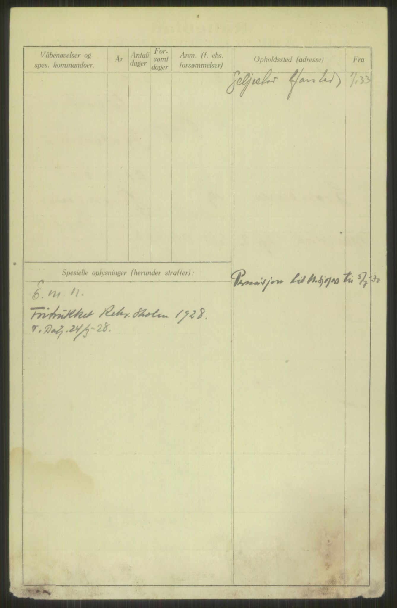 Forsvaret, Troms infanteriregiment nr. 16, AV/RA-RAFA-3146/P/Pa/L0013/0003: Rulleblad / Rulleblad for regimentets menige mannskaper, årsklasse 1928, 1928, p. 164