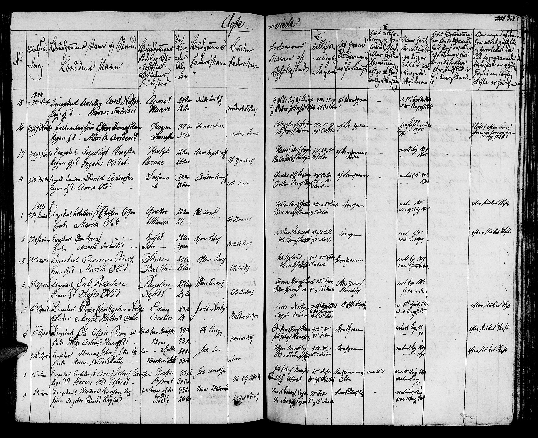Ministerialprotokoller, klokkerbøker og fødselsregistre - Sør-Trøndelag, SAT/A-1456/695/L1143: Parish register (official) no. 695A05 /1, 1824-1842, p. 302