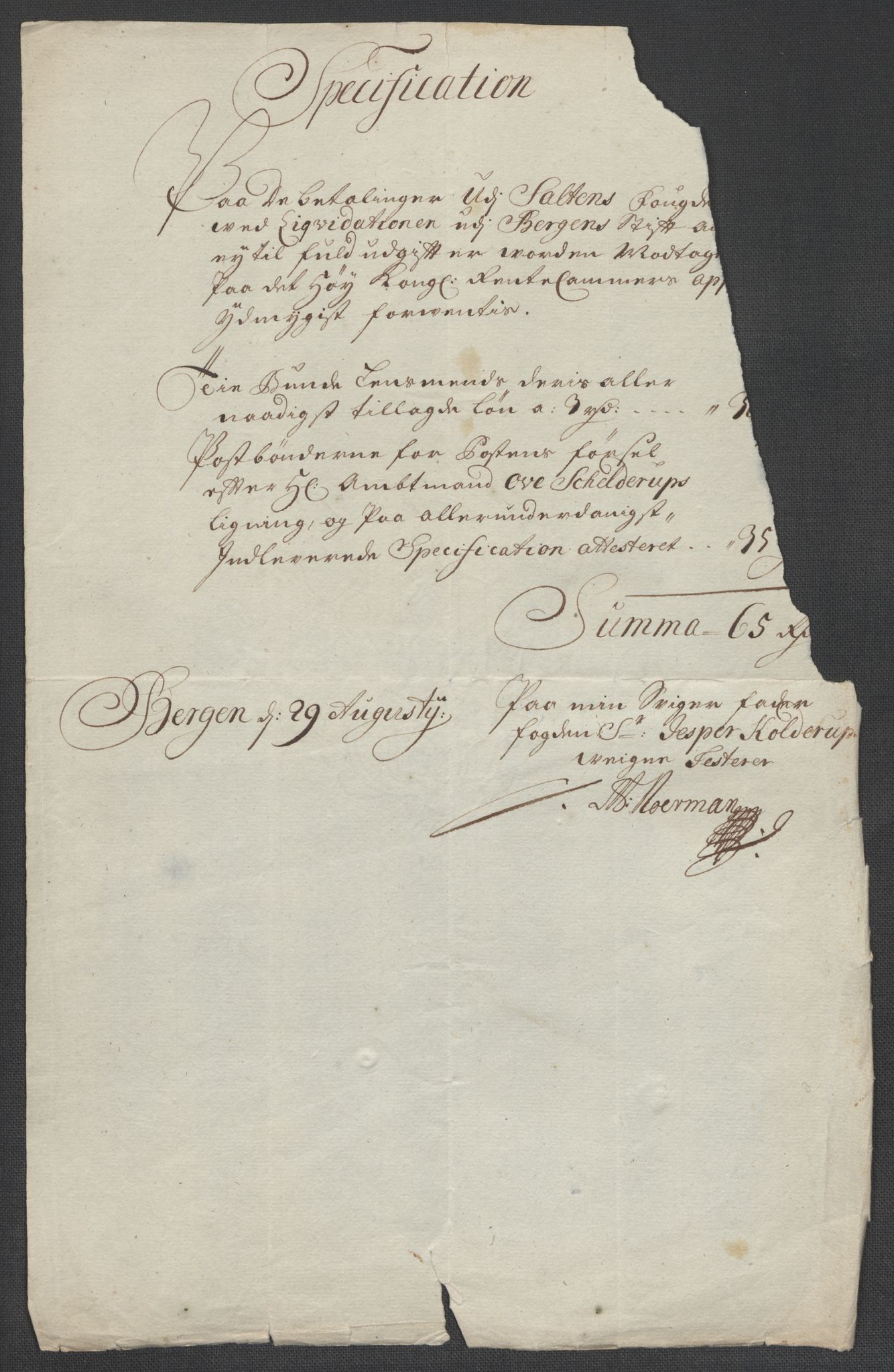 Rentekammeret inntil 1814, Reviderte regnskaper, Fogderegnskap, RA/EA-4092/R66/L4581: Fogderegnskap Salten, 1707-1710, p. 296