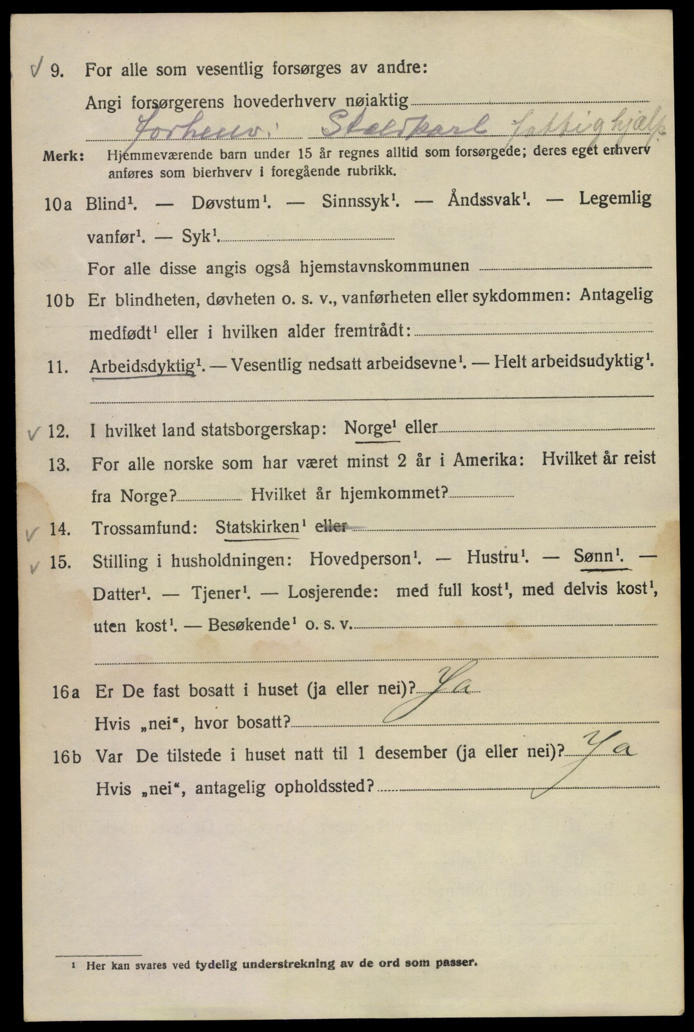 SAO, 1920 census for Kristiania, 1920, p. 365030