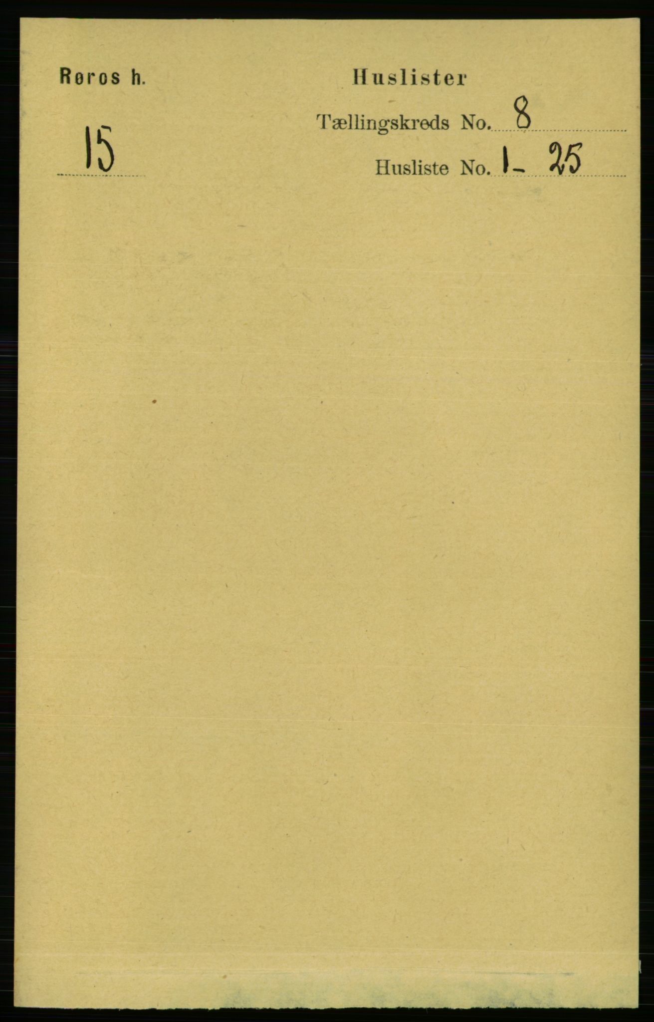 RA, 1891 census for 1640 Røros, 1891, p. 1577