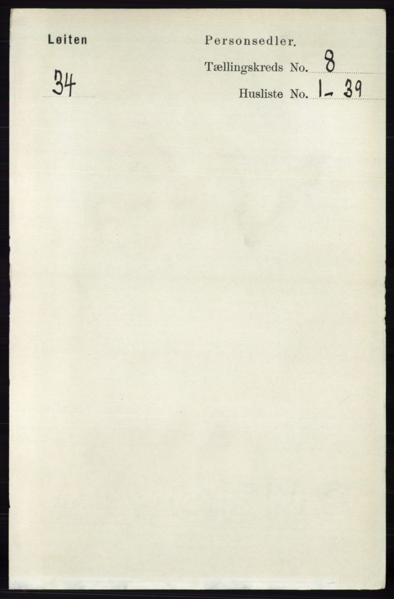 RA, 1891 census for 0415 Løten, 1891, p. 5302