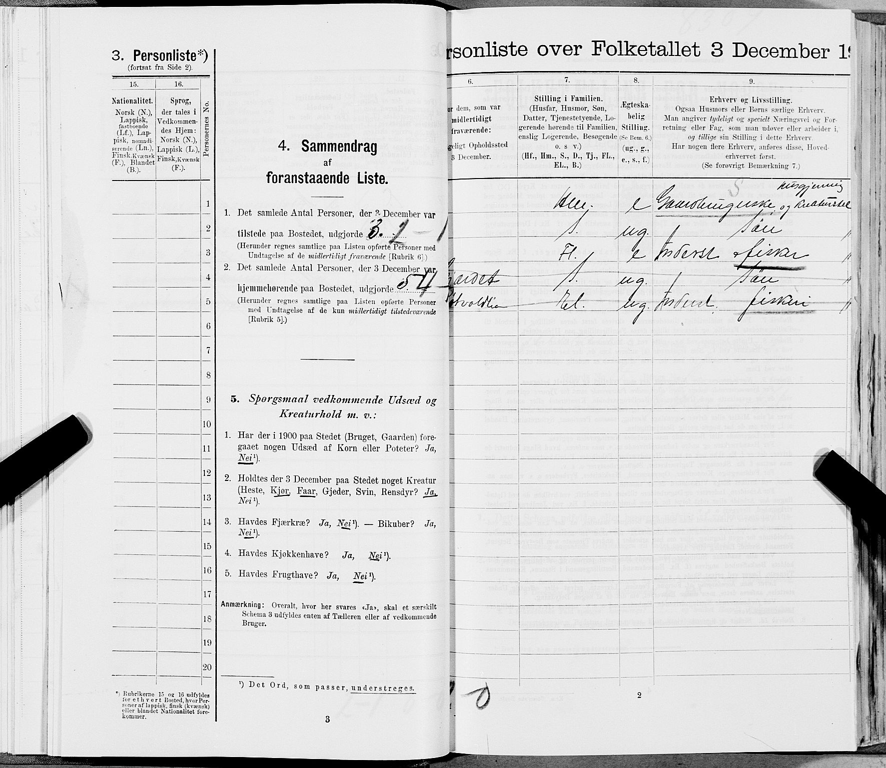 SAT, 1900 census for Bindal, 1900, p. 773