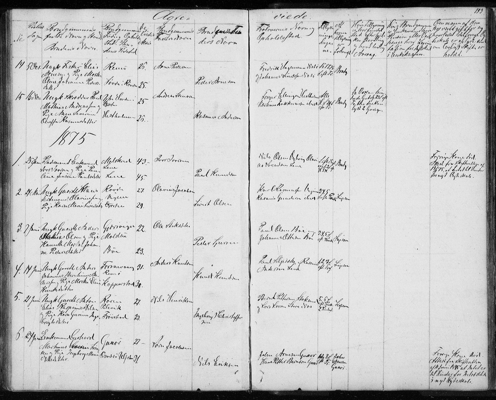 Ministerialprotokoller, klokkerbøker og fødselsregistre - Møre og Romsdal, AV/SAT-A-1454/507/L0079: Parish register (copy) no. 507C02, 1854-1877, p. 193