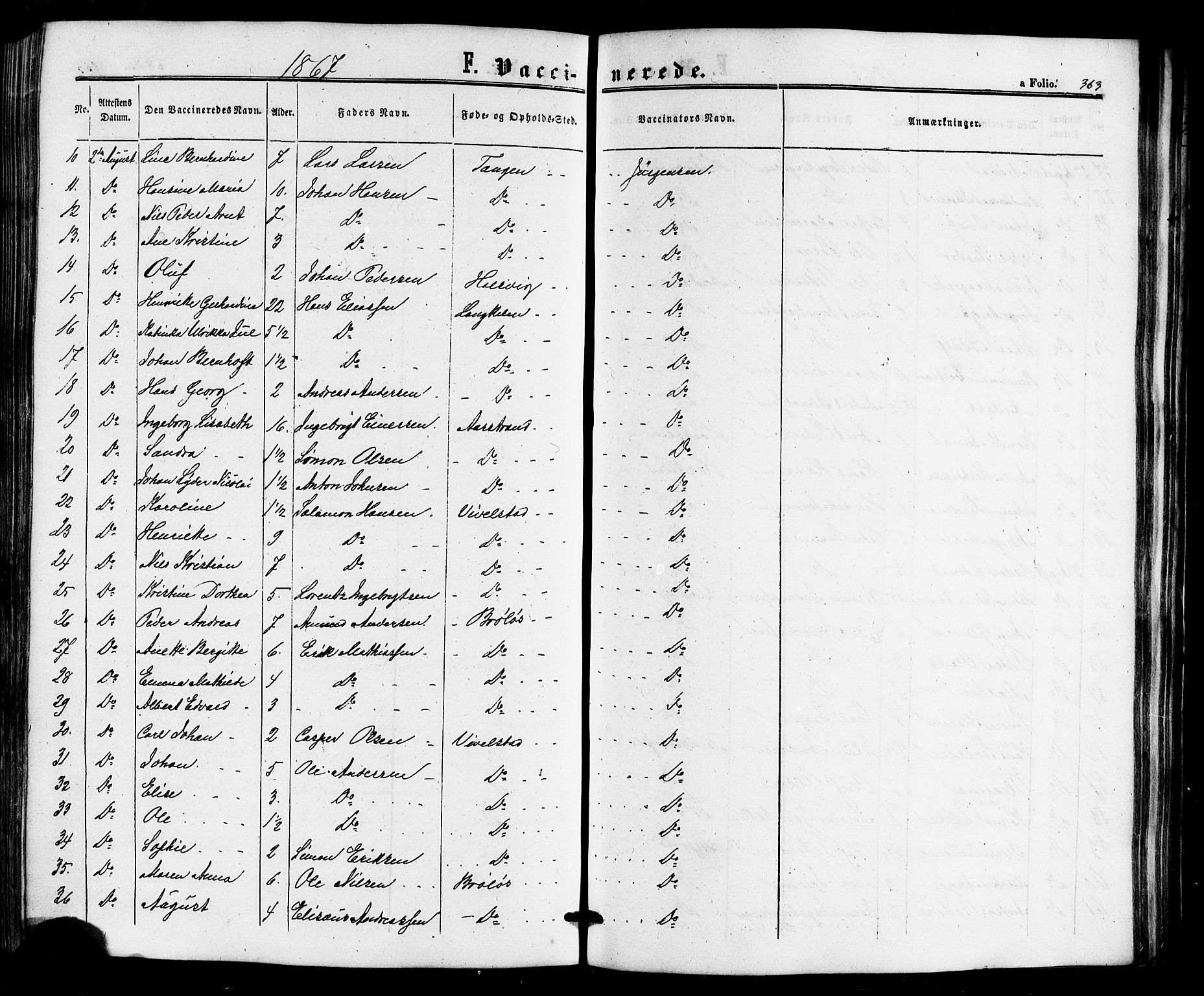Ministerialprotokoller, klokkerbøker og fødselsregistre - Nordland, SAT/A-1459/817/L0262: Parish register (official) no. 817A03/ 1, 1862-1877, p. 363