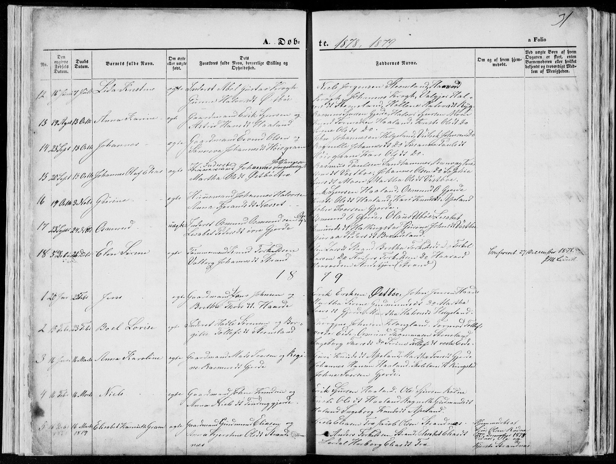 Vikedal sokneprestkontor, SAST/A-101840/01/V: Parish register (copy) no. B 10, 1864-1926, p. 31