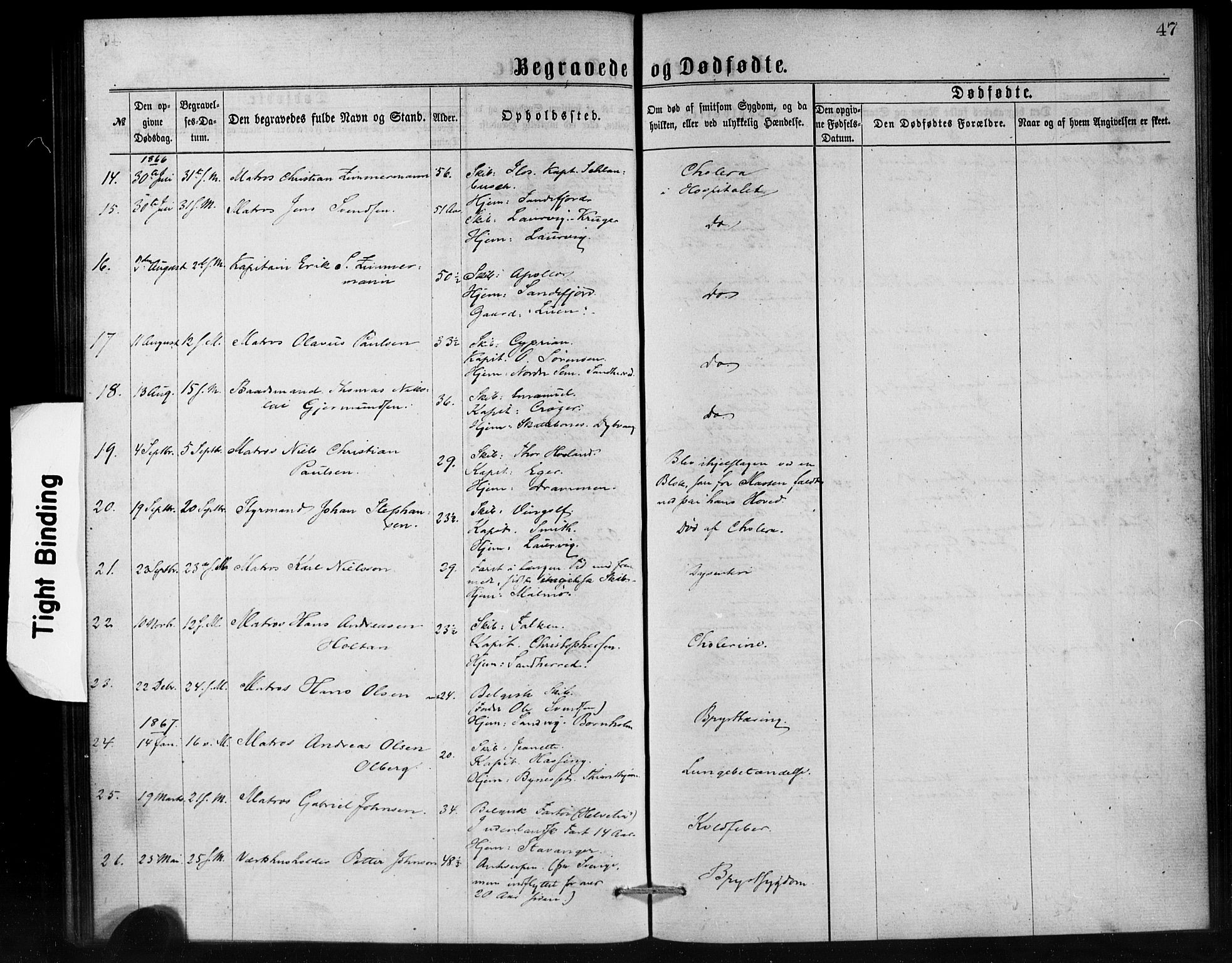 Den norske sjømannsmisjon i utlandet/Antwerpen, SAB/SAB/PA-0105/H/Ha/L0001: Parish register (official) no. A 1, 1865-1887, p. 47
