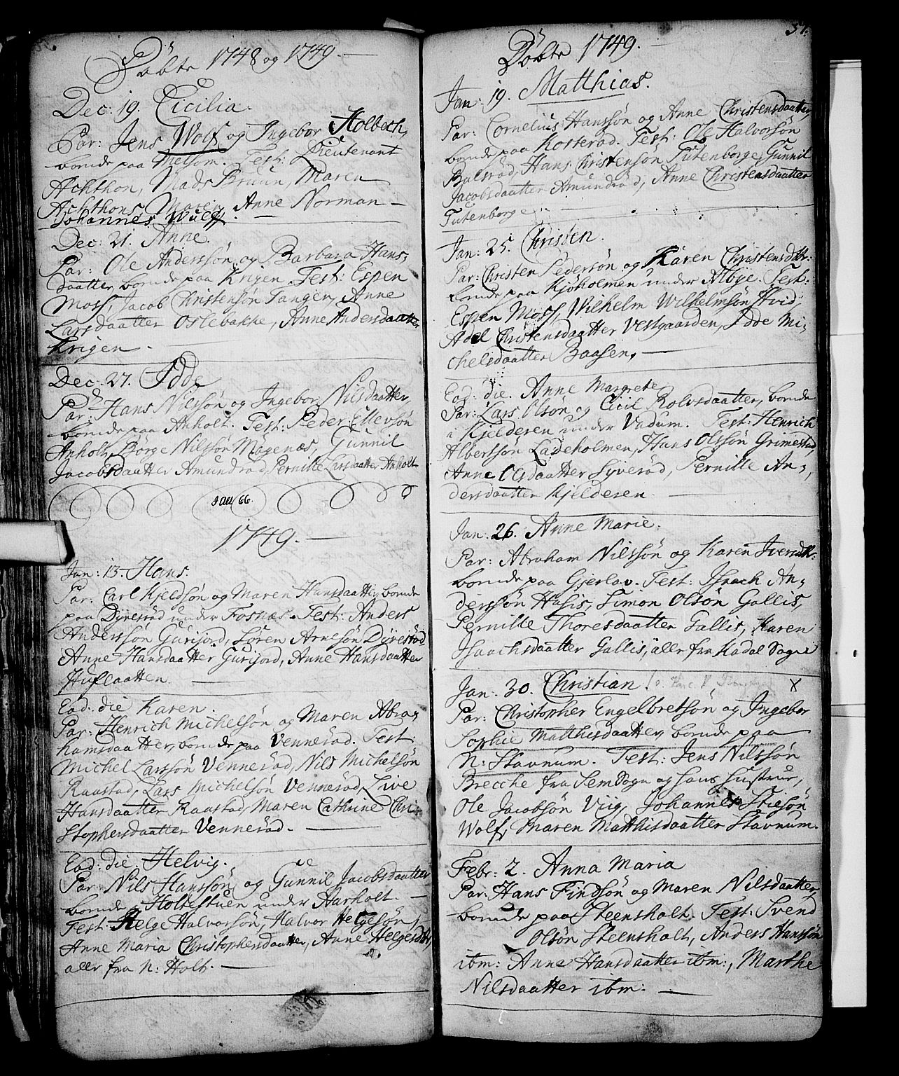 Stokke kirkebøker, AV/SAKO-A-320/F/Fa/L0002: Parish register (official) no. I 2, 1732-1770, p. 57