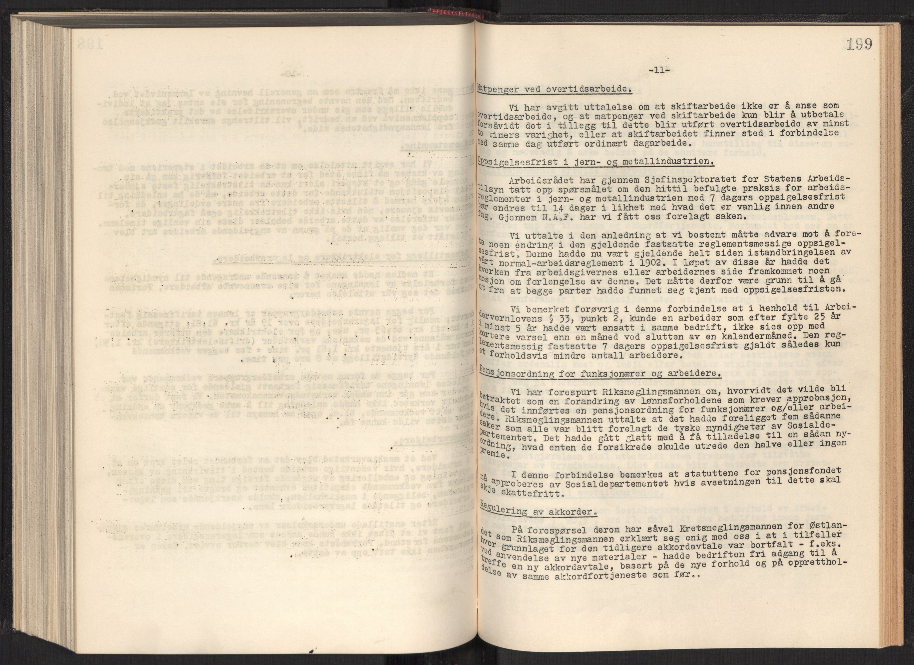 Teknologibedriftenes Landsforening TBL, AV/RA-PA-1700/A/Ad/L0006: Årsberetning med register, 1937-1943, p. 199