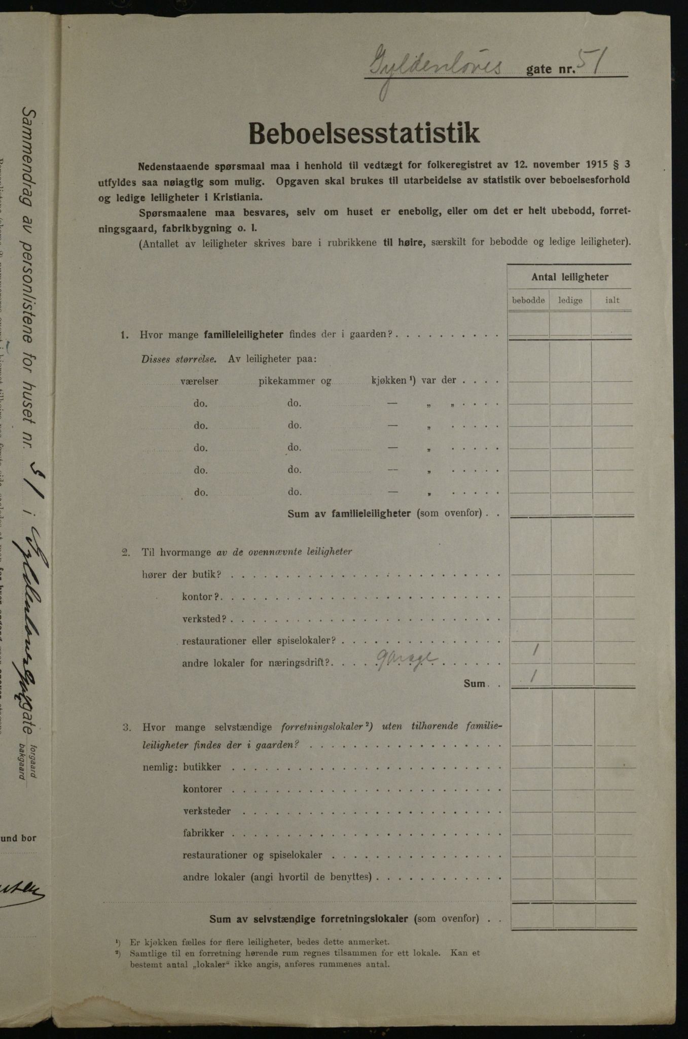 OBA, Municipal Census 1923 for Kristiania, 1923, p. 36582