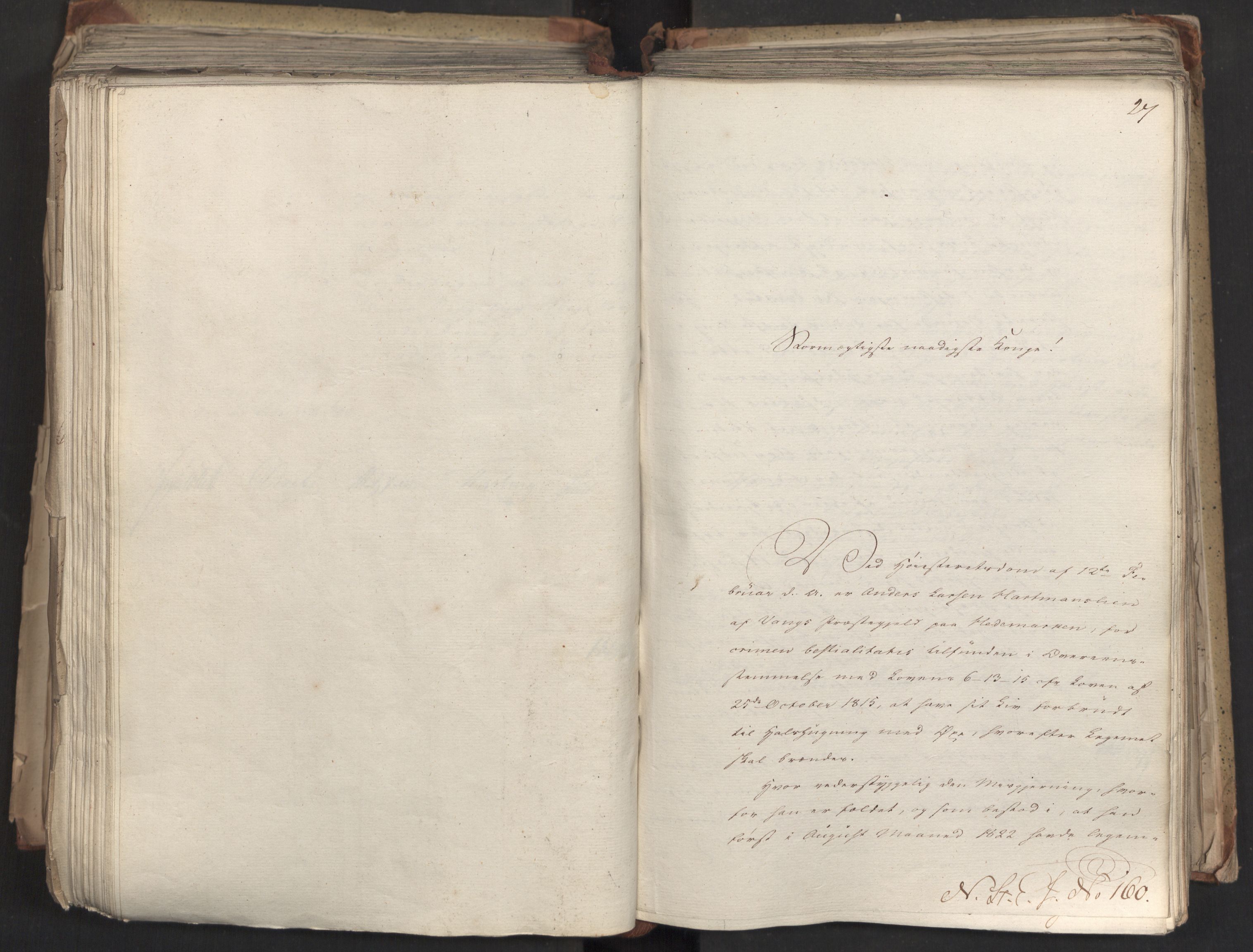 Statsrådsavdelingen i Stockholm, AV/RA-S-1003/D/Da/L0033: Regjeringsinnstillinger nr. 1-274, 1823, p. 412